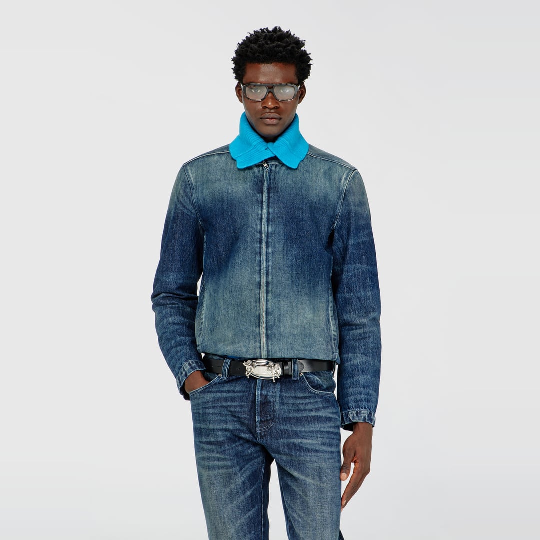 Diesel - Jeans - - Denim Jackets - Man - Blue