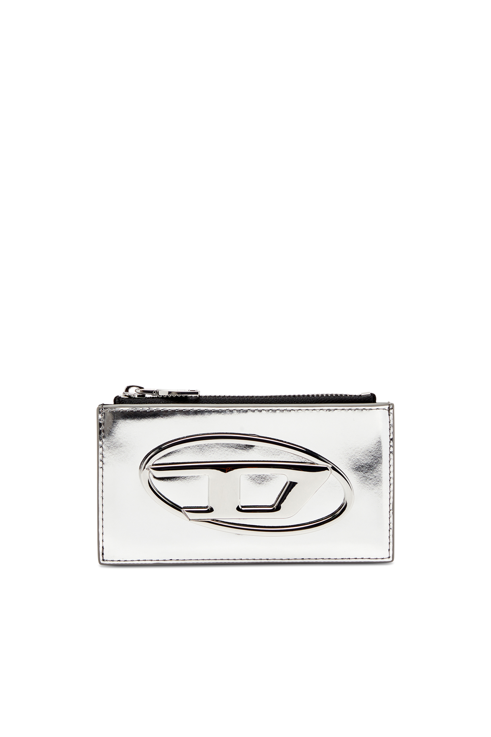 Diesel Mulher Prata - Card Holder In Mirror Leather - Card Cases - Woman Uni