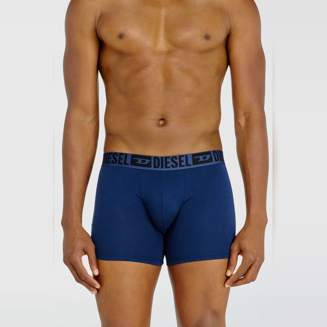 Diesel - Three-pack boxer briefs in stretch cotton - Boxer briefs - Man - Multicolor