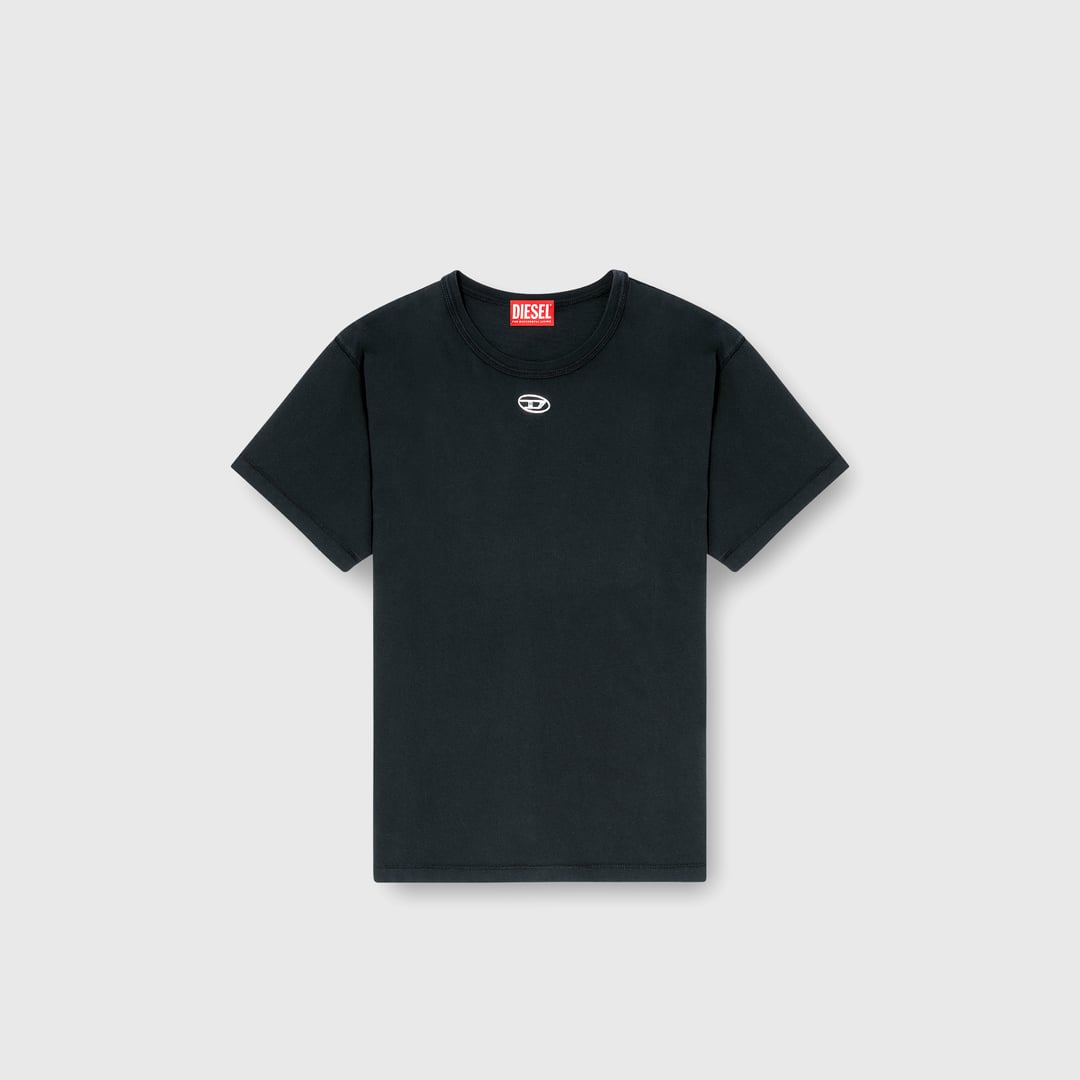Diesel Donna Nero Maglietta T-Normy-Od-S1 T-Shirt S - Immagine 4