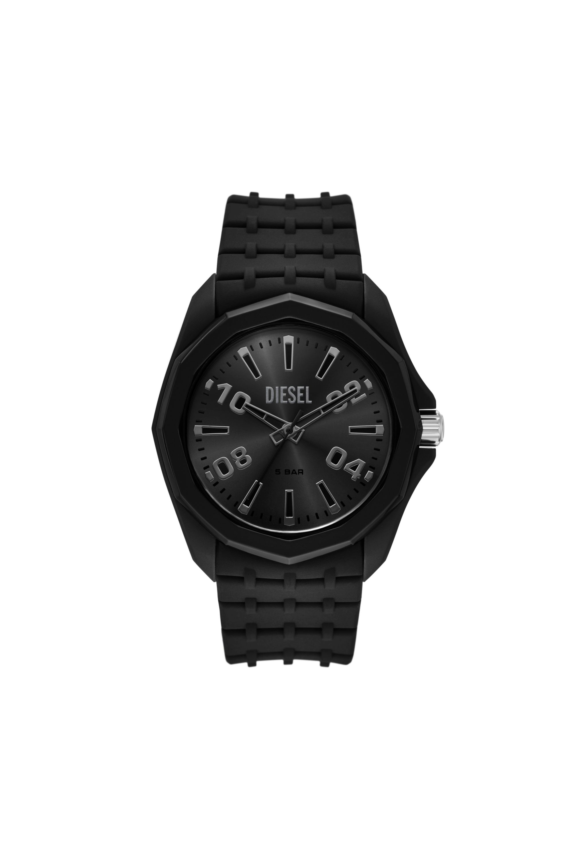 Diesel - Montre Stinger en silicone noir - Montres - Homme