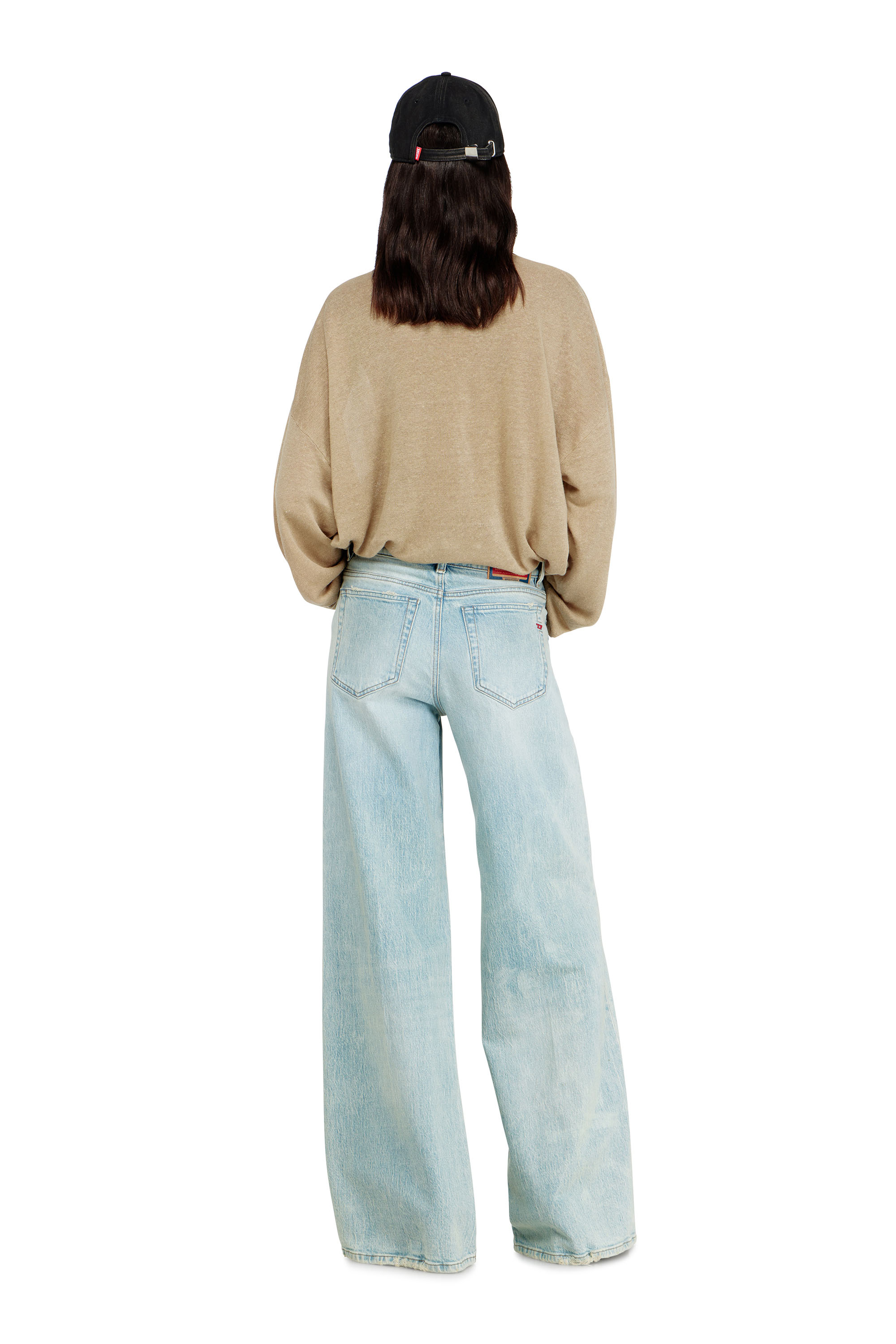 Diesel - Woman's Flare Jeans 1978 D-Akemi 0KBBX, Light Blue - 3