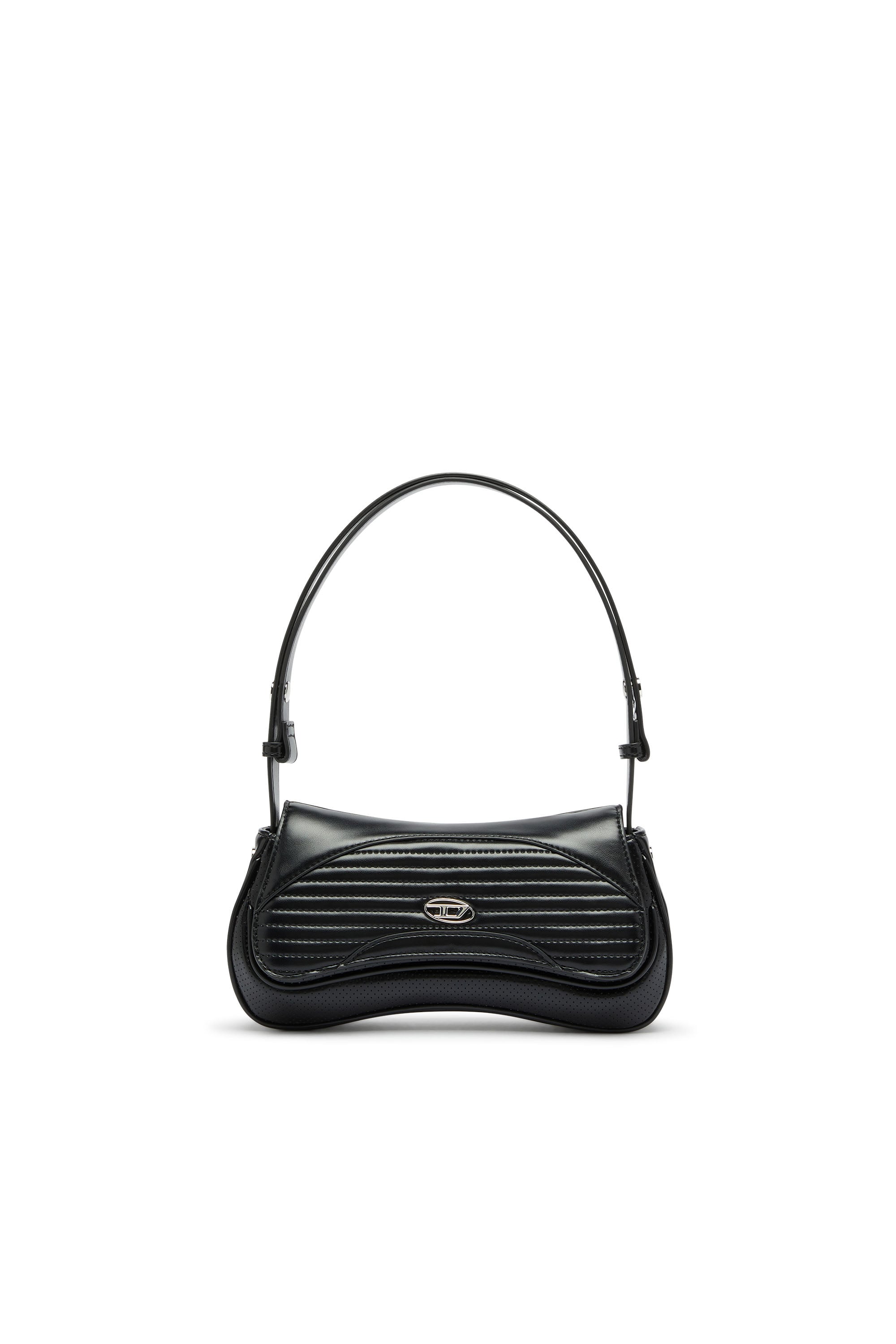 Diesel - Play - Clutch in perforated and quilted PU - Clutches - Woman - Black