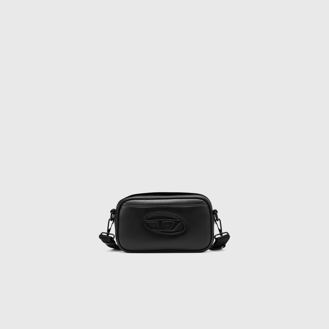Diesel - Holi-D-Camera bag in neoprene and PU - Crossbody Bags - Man - Black