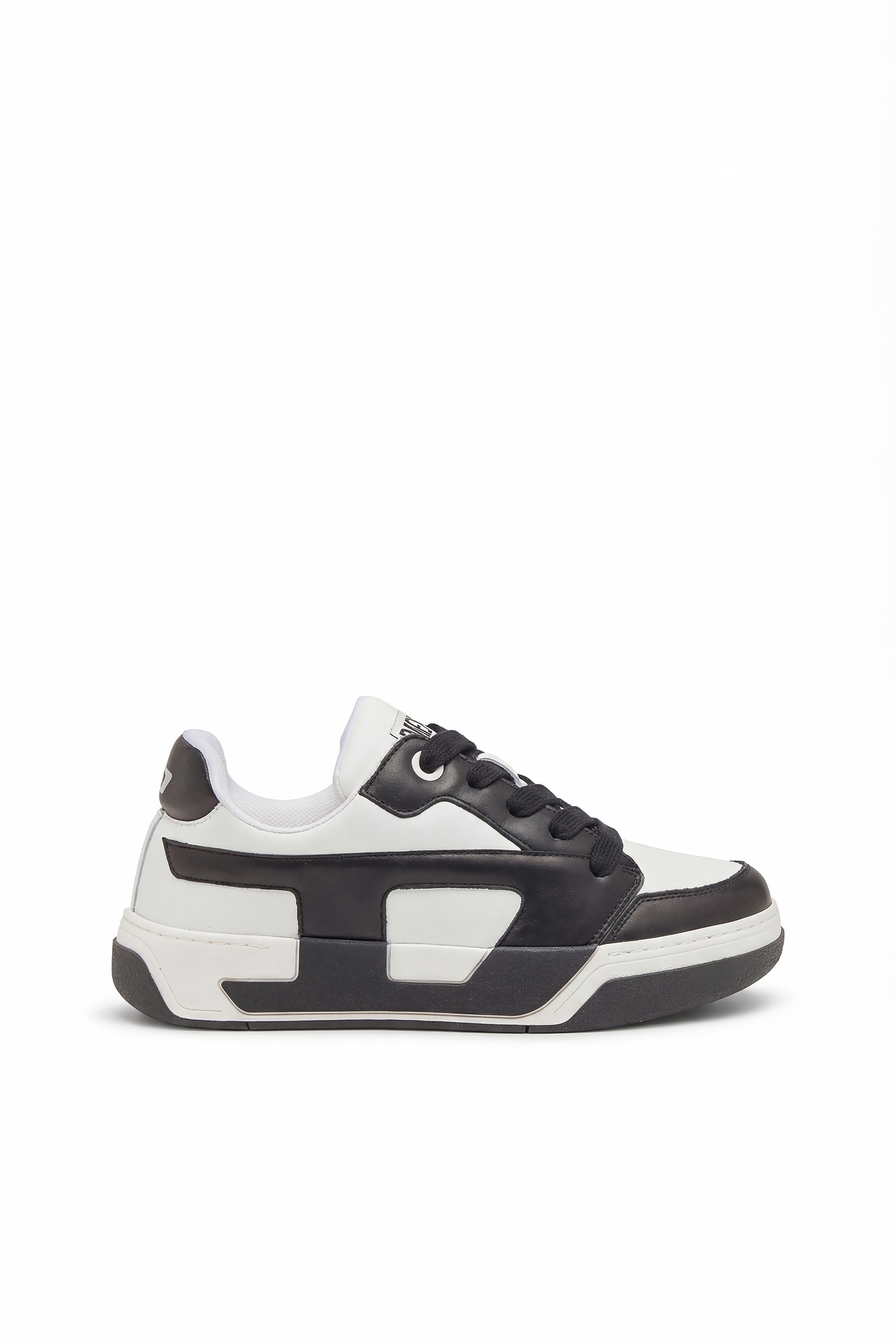 Diesel Bianco Uomo - S-D-Ollie-Sneaker Da In Pelle Color Block - Sneakers Taglia 44