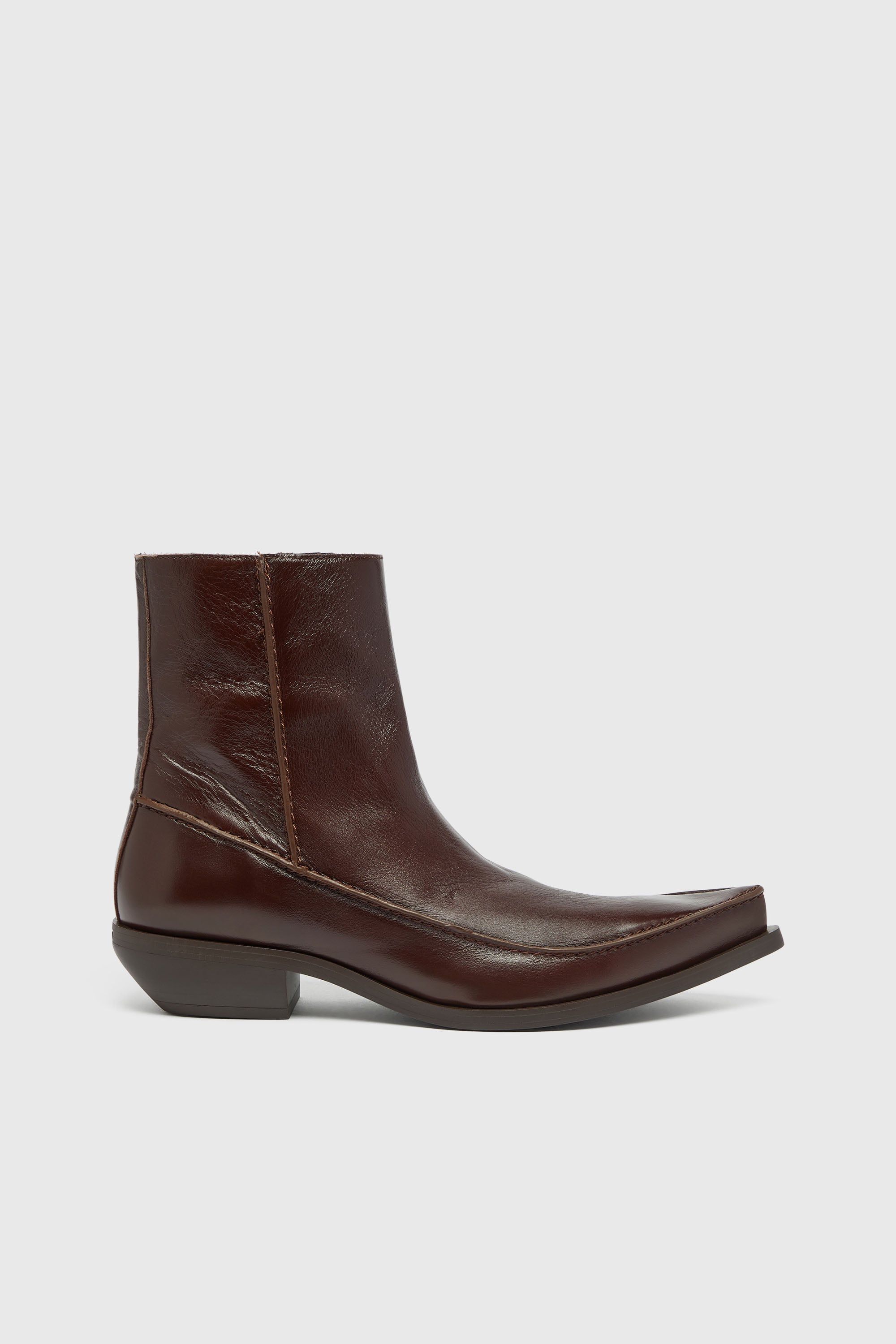 Diesel – D-Frido-Western ankle boots in leather – Boots – Man – Brown