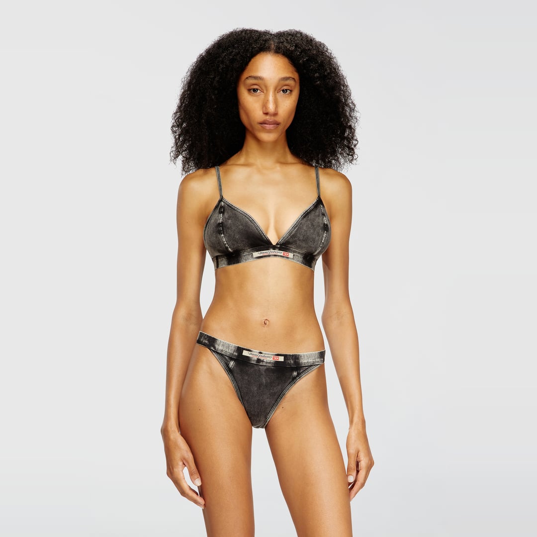 Diesel Women's Black Scilla-Dnm Bralette - Woman Underwear Xs - Image 2