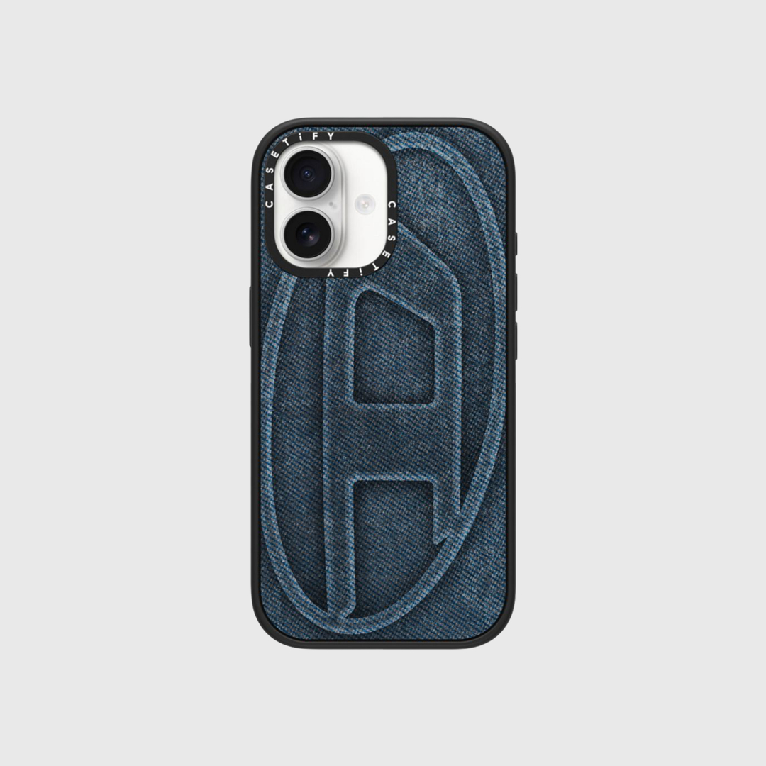 Diesel - Coque Oval D impact pour iPhone 17 - Coques - Mixte - Bleu