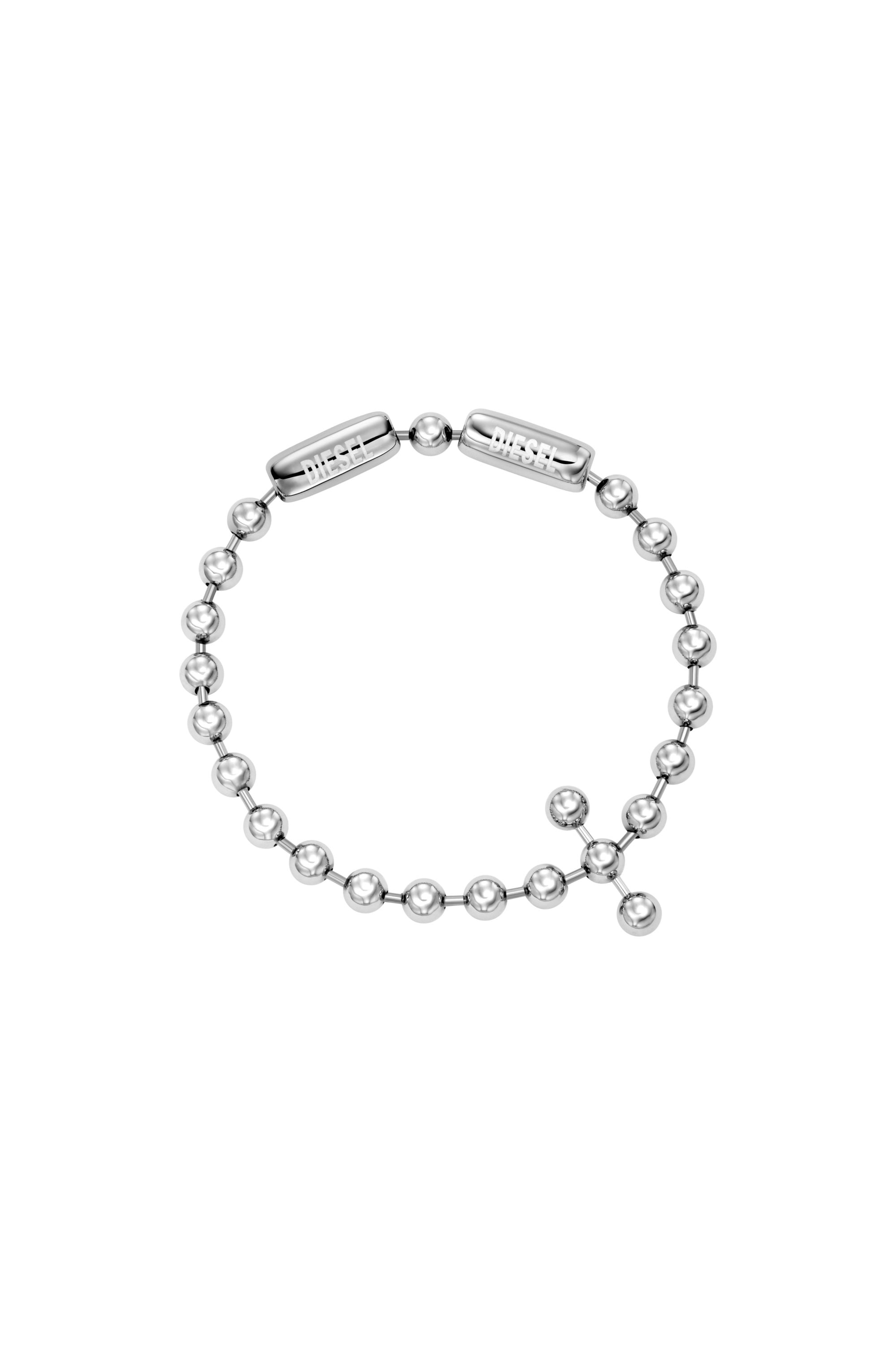 Diesel - Stainless Steel Chain Bracelet - Bracelets - Unisex - Silver