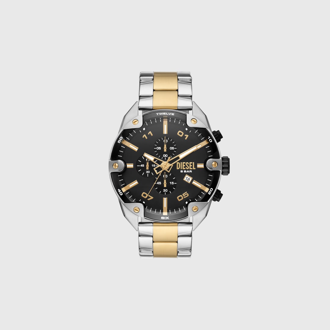 Diesel - Spiked Stainless Steel Watch - Timeframes - Man - Silver