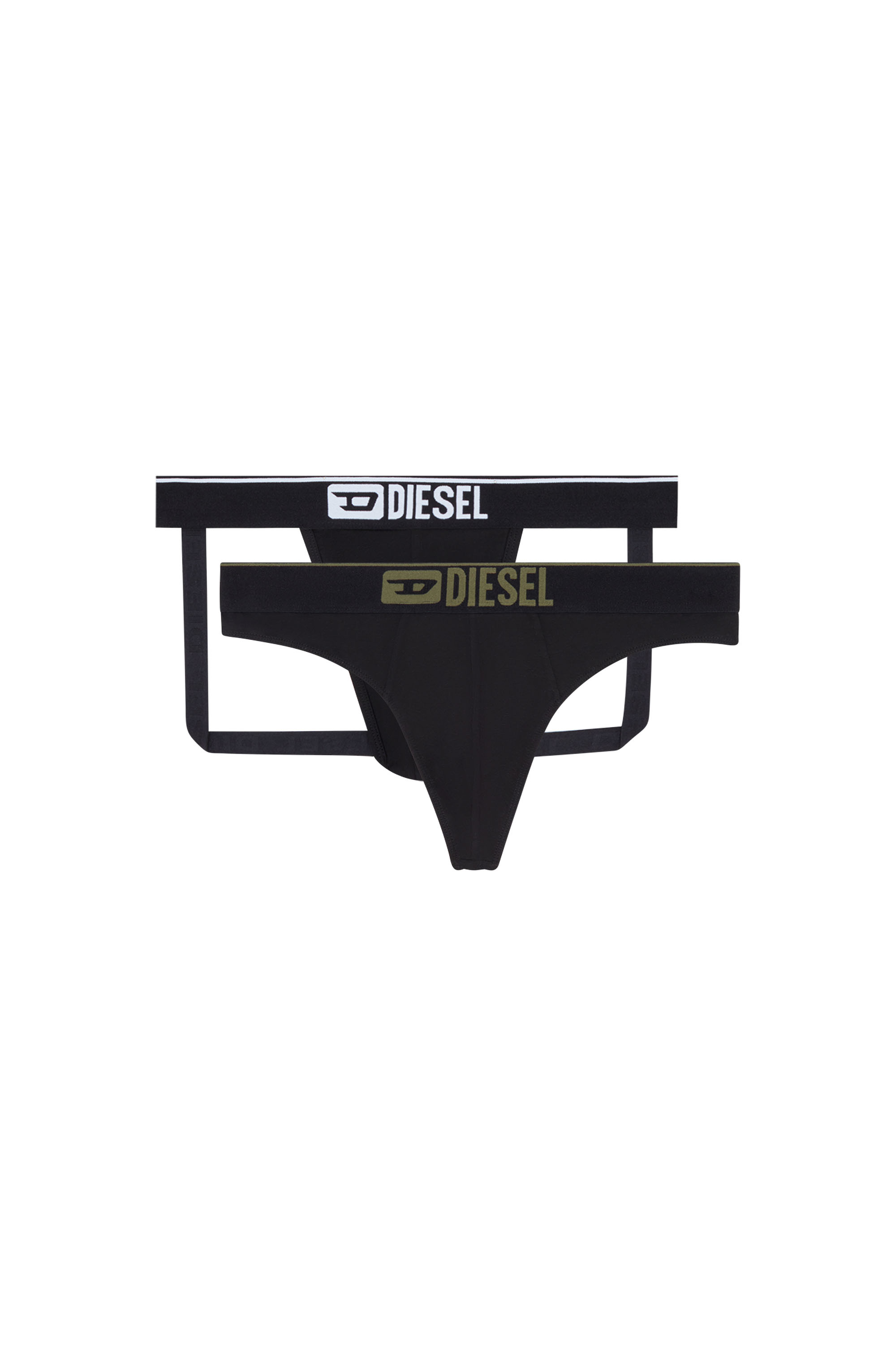 DIESEL SET DI DUE PERIZOMI TINTA UNITA E CAMOUFLAGE