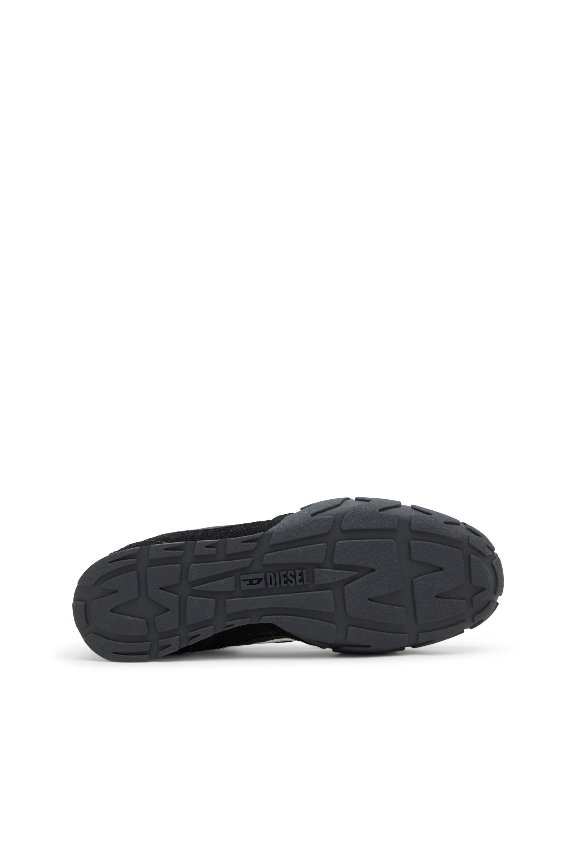 Diesel - S-PAGODHA LOW, Man's S-Pagodha-Sneakers in leather, suede and ripstop in Black/Red - 4