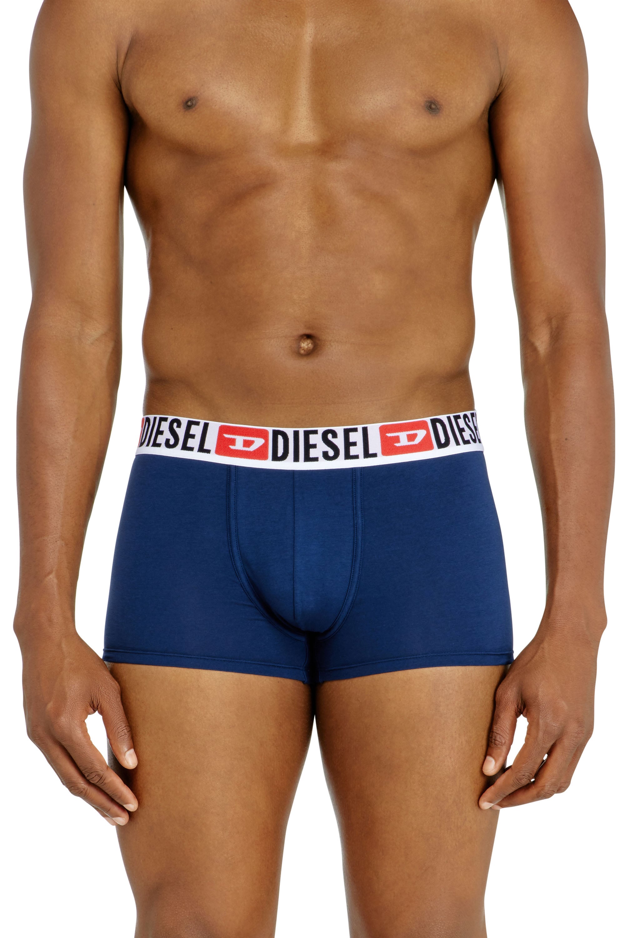 Diesel - Three-pack of all-over logo waist boxers - Trunks - Man - Multicolor