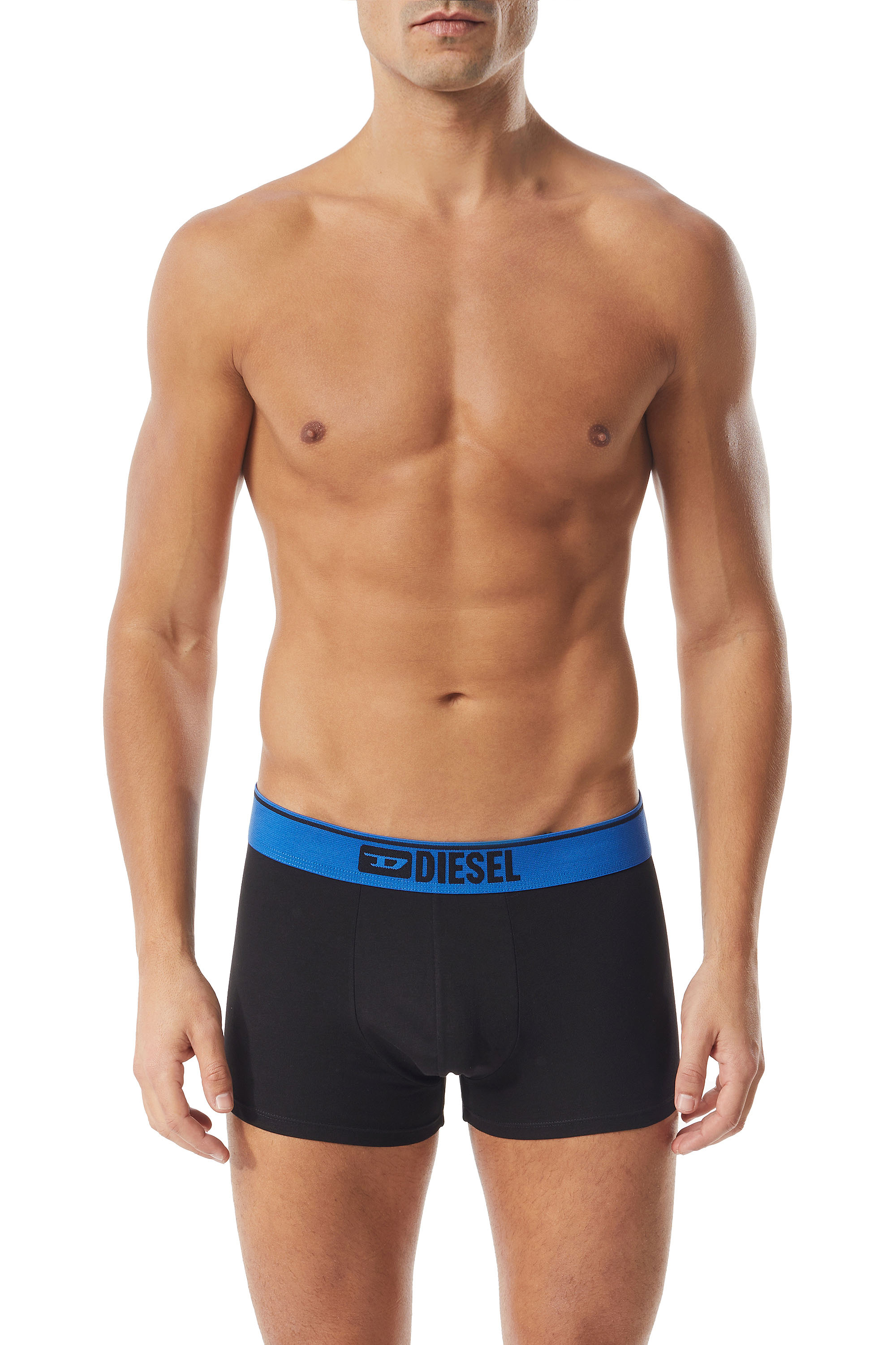 Diesel Three-pack Boxer Briefs With Contrast Waist In Multicolor