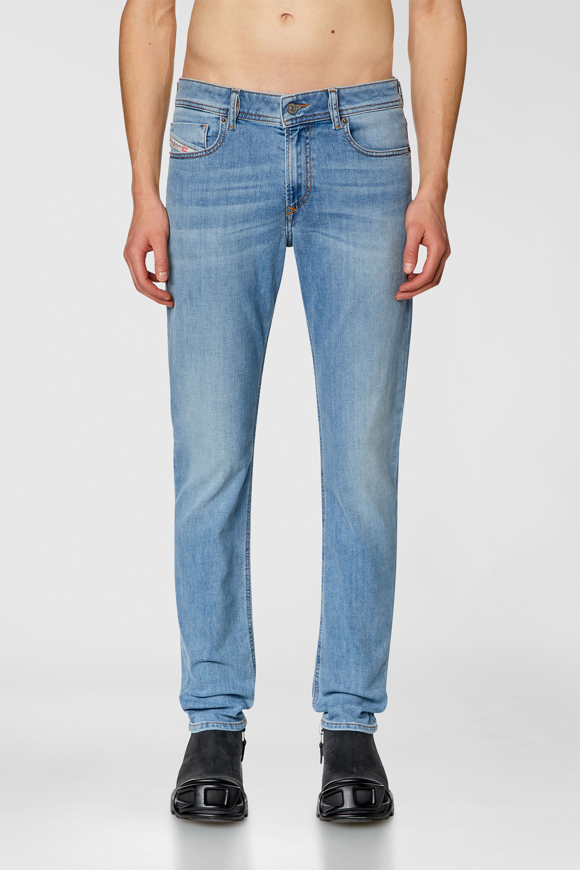 Diesel Skinny Jeans Low Waist 1979 Sleenker, Light blue, Zip fly