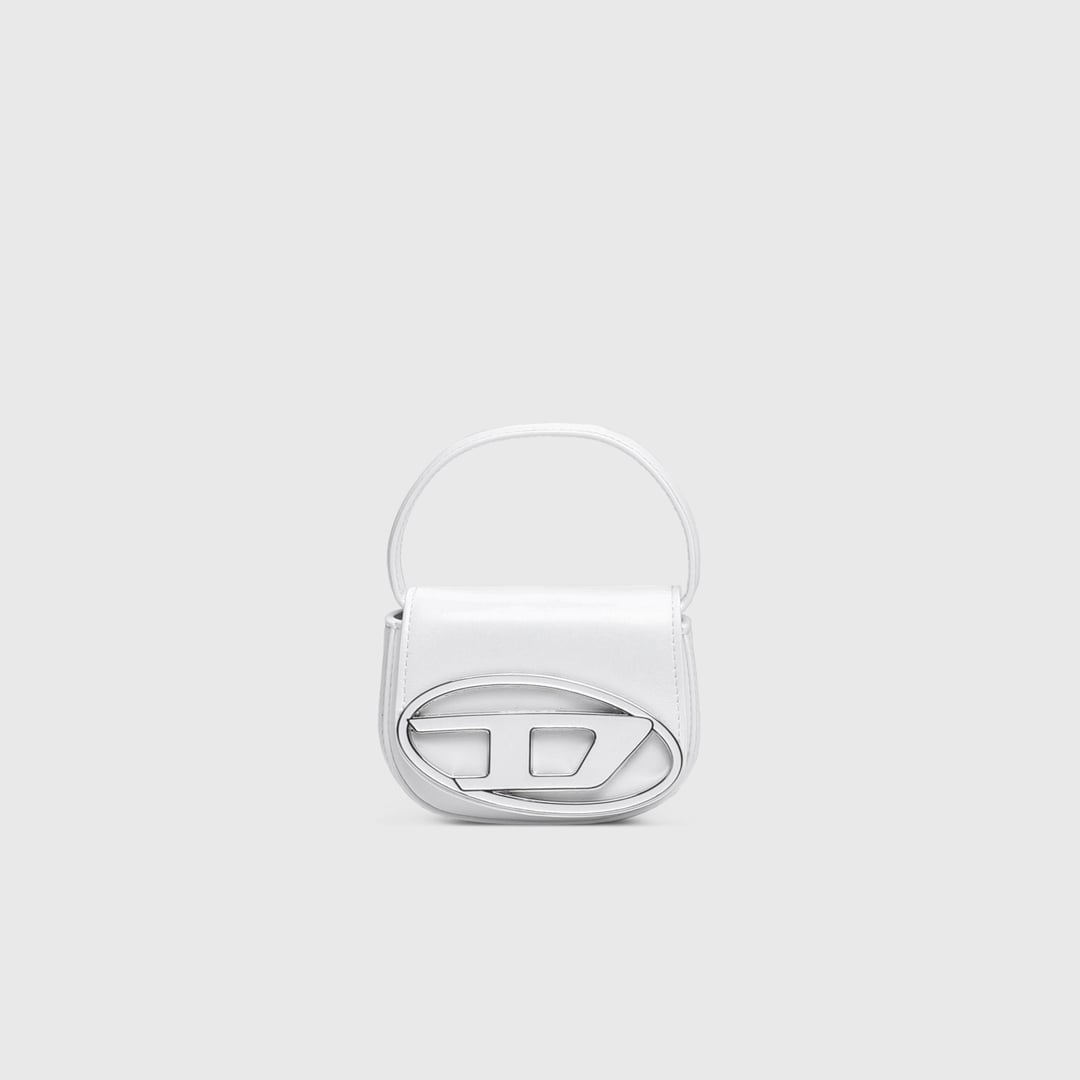 Diesel - 1DR XS-Iconic mini bag with D logo plaque - Handbags - Woman - White