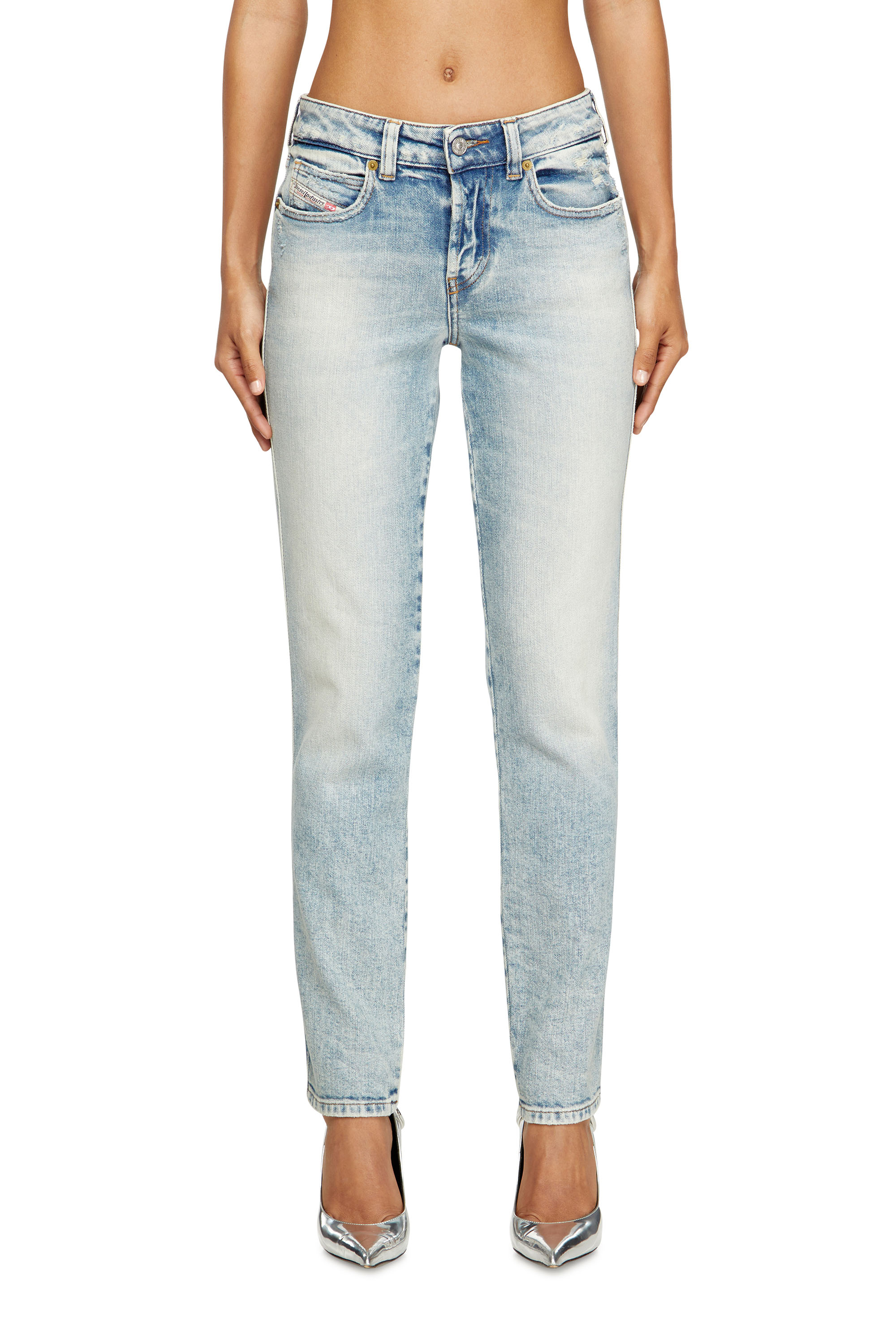 Diesel - Woman's Slim Jeans 1992 D-Jiann 09M21, Light Blue - 1