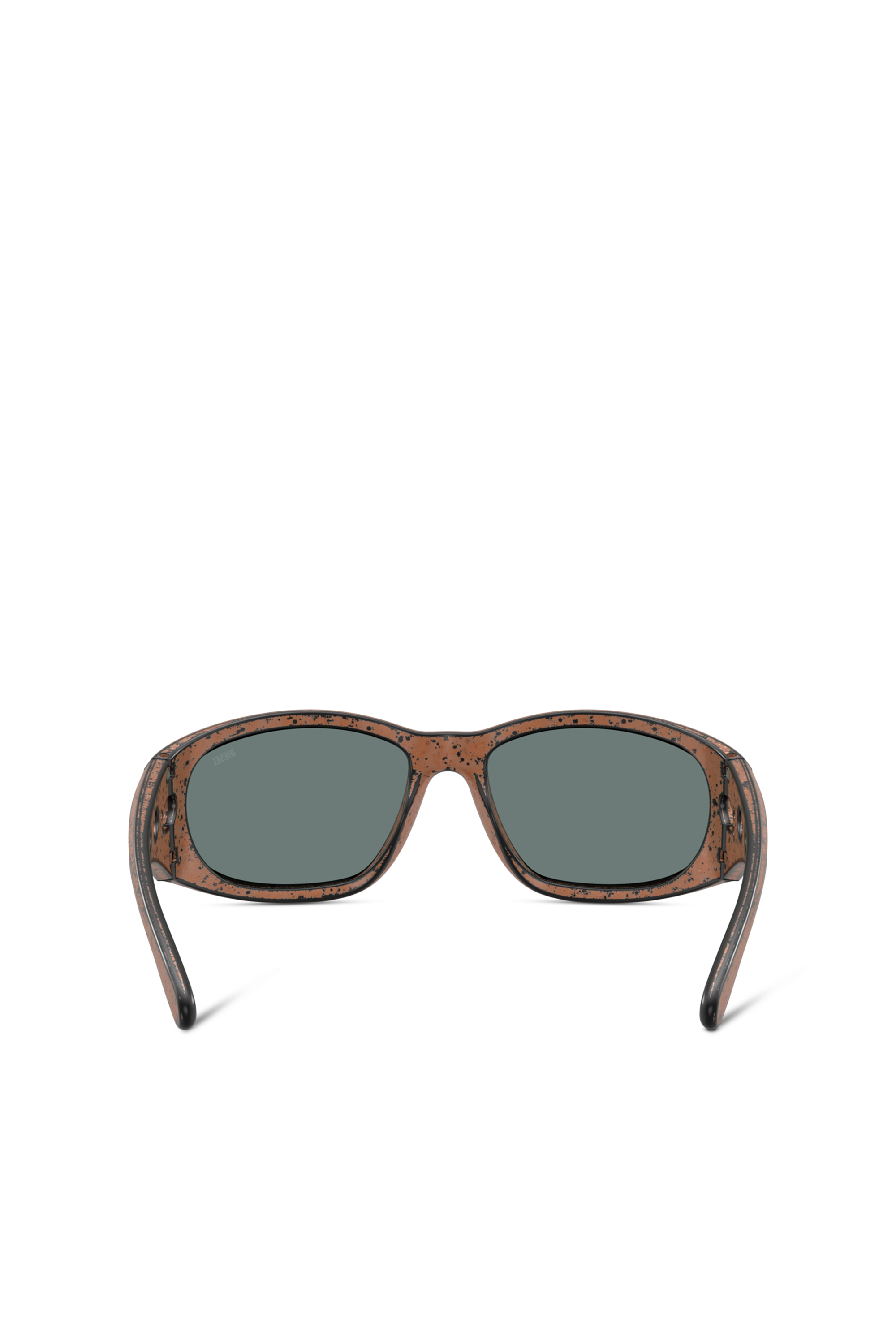 Diesel - 0DL3012U, Unisex's Rectangle sunglasses in Brown - 4