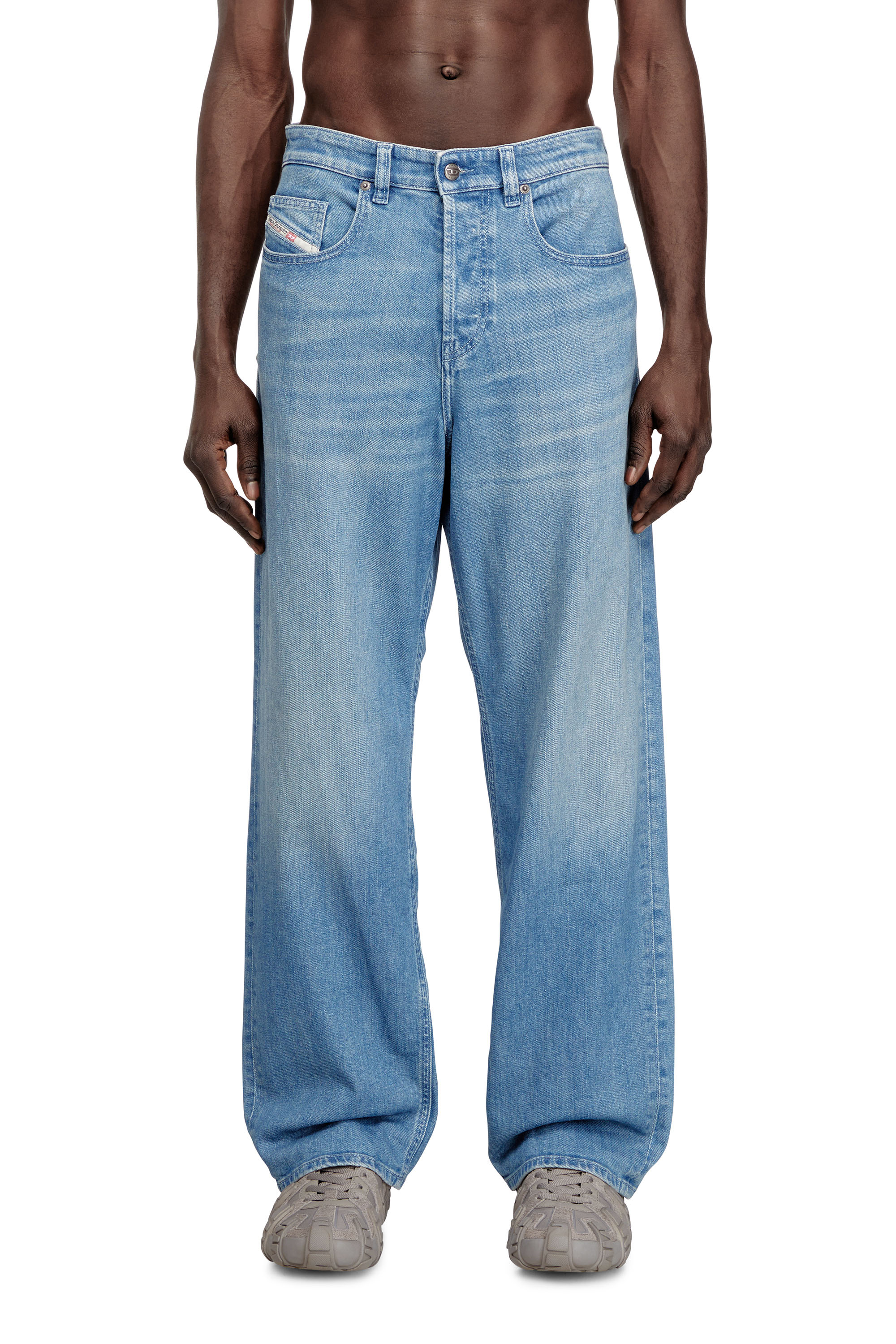 Diesel Men's Blue - Relaxed Jeans Low Waist 2001 D-Macro - Jeans - Man Size 29