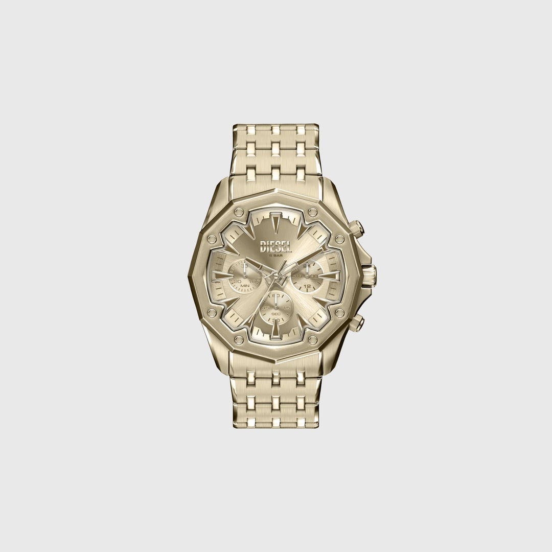 Diesel - Stinger Gold-Tone Stainless Steel Watch - Timeframes - Man - Gold