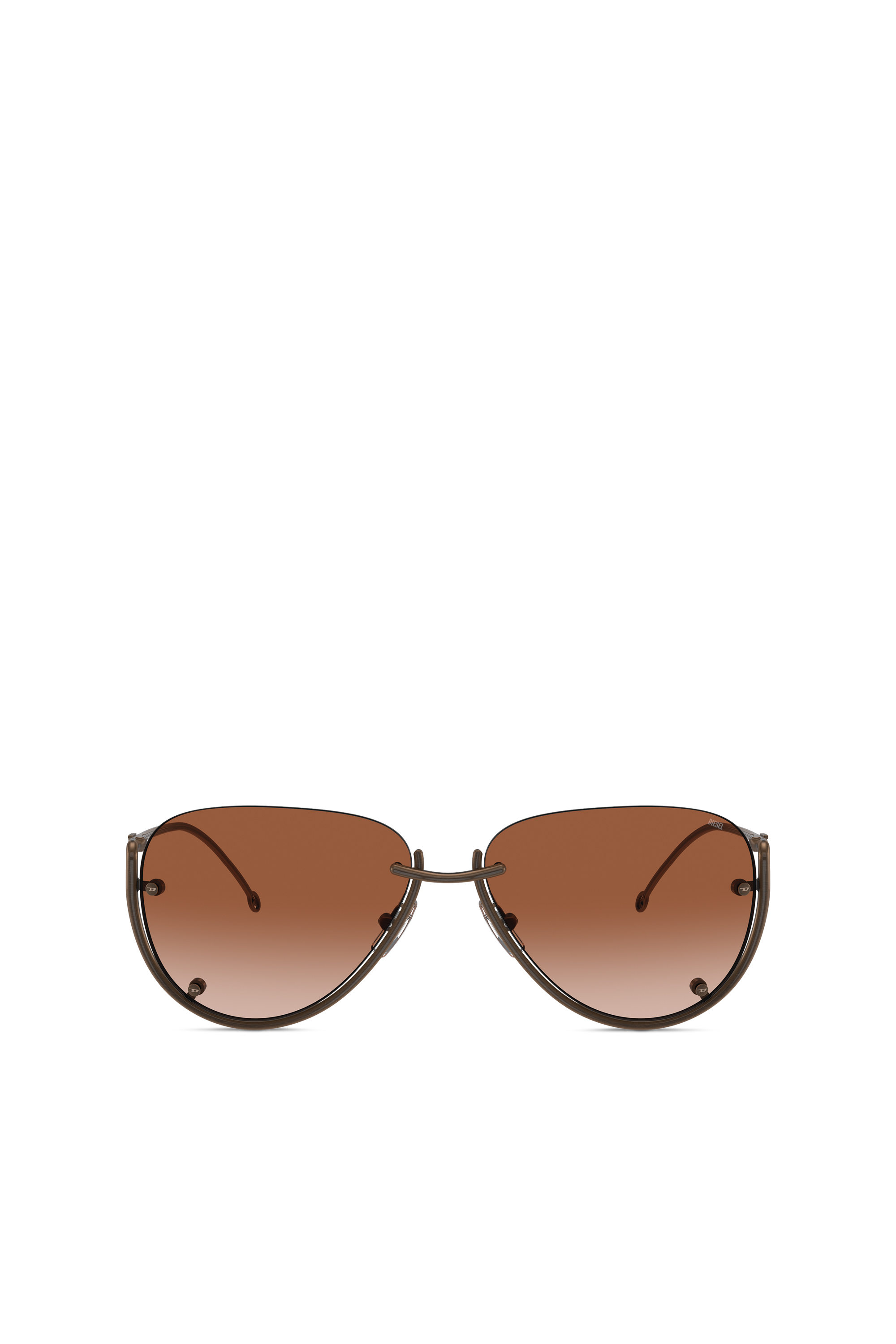 Diesel - Pilot model sunglasses - Sunglasses - Unisex - Brown