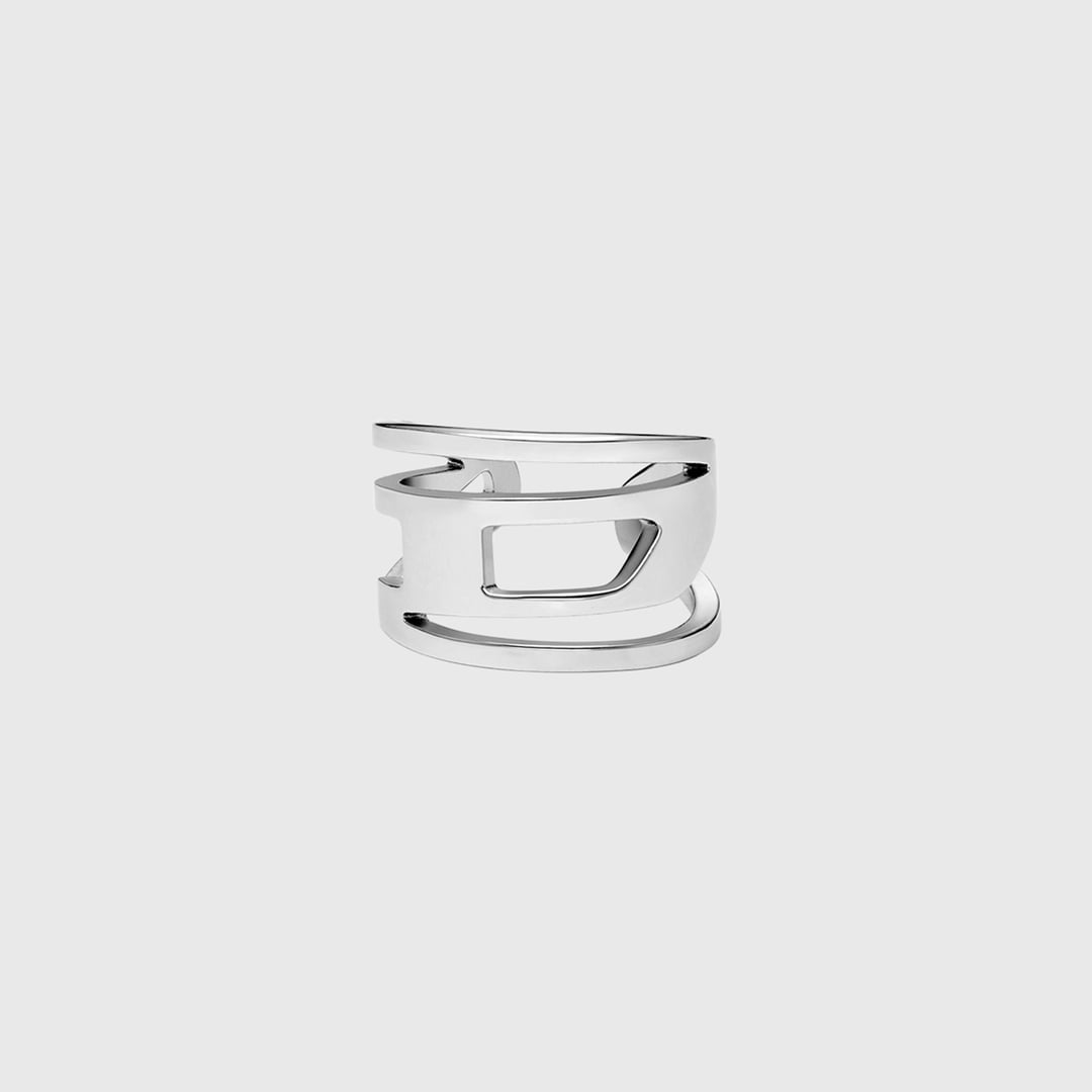 Diesel - Stainless Steel Ear Cuff - Ear Cuffs - Unisex - Silver