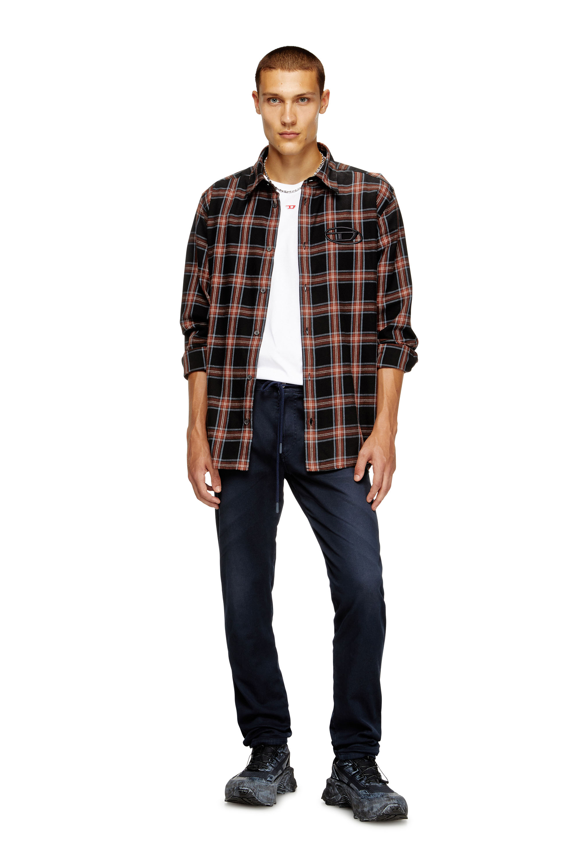 Diesel - Man's Slim 2062 D-Strukt Joggjeans® 0670M, Blue - 2