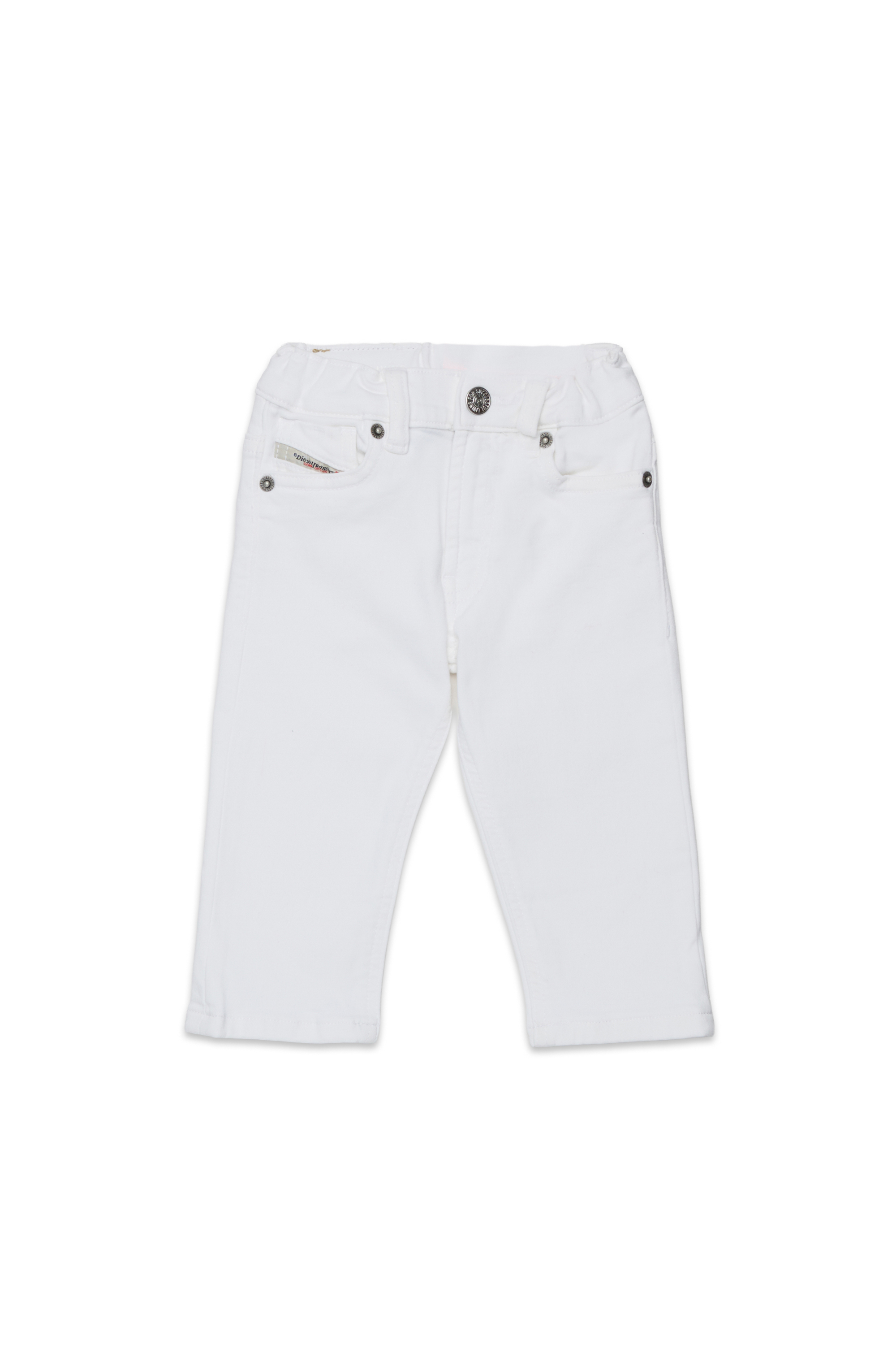 Diesel Unisex White - Regular Jeans-D-Jools - Jeans Size 9-12 Kids
