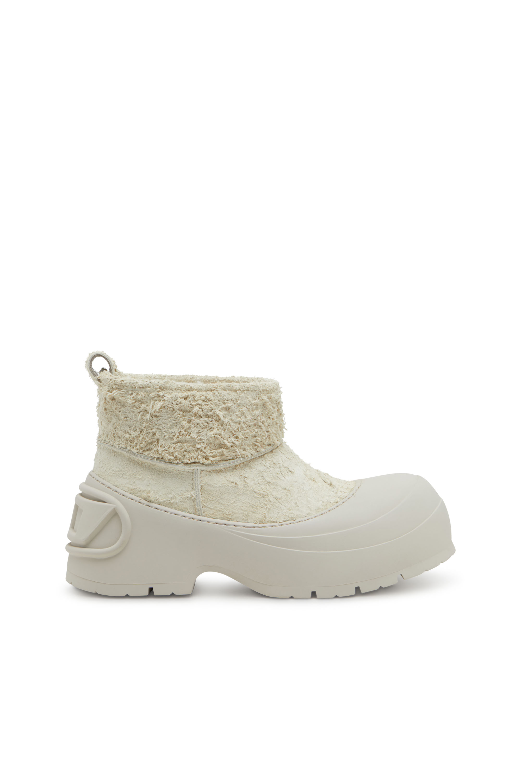 Diesel - D-Donald-Chunky ankle boot with lug sole - Boots - Man - White