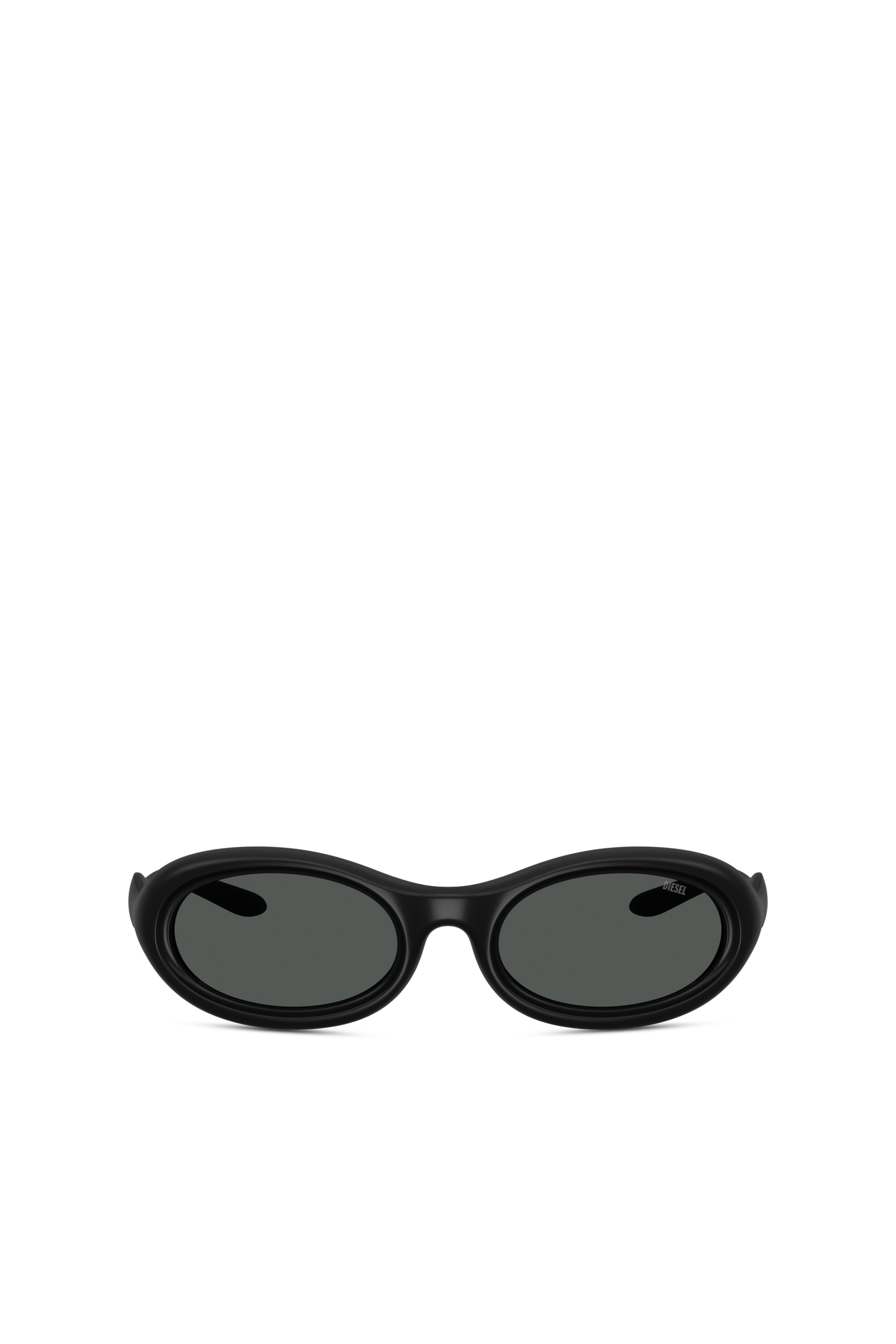 Diesel Unisex Black - Oval Sunglasses - Sunglasses Size 51