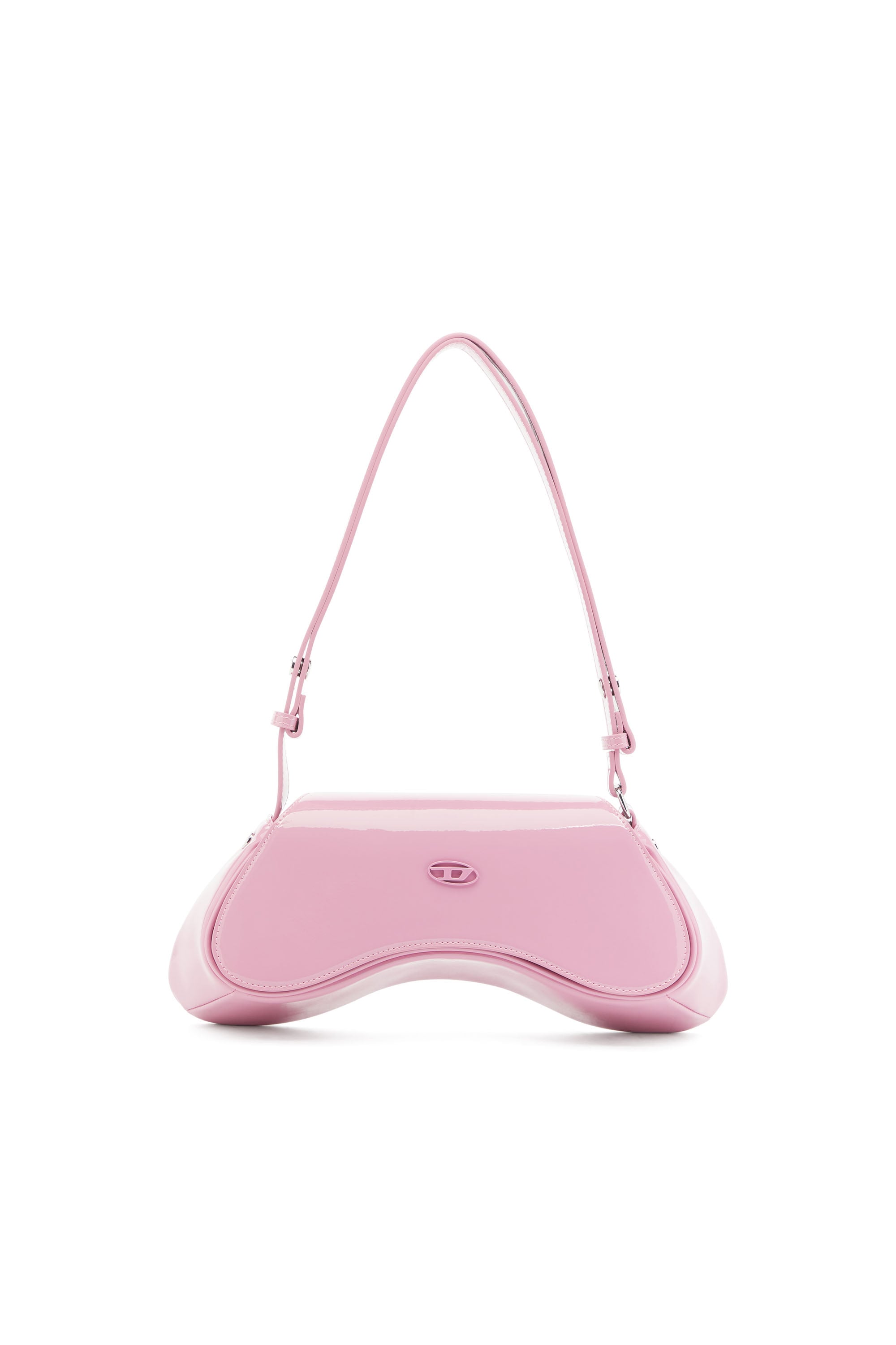 Diesel - Play-Glossy crossbody bag - Crossbody Bags - Woman - Pink