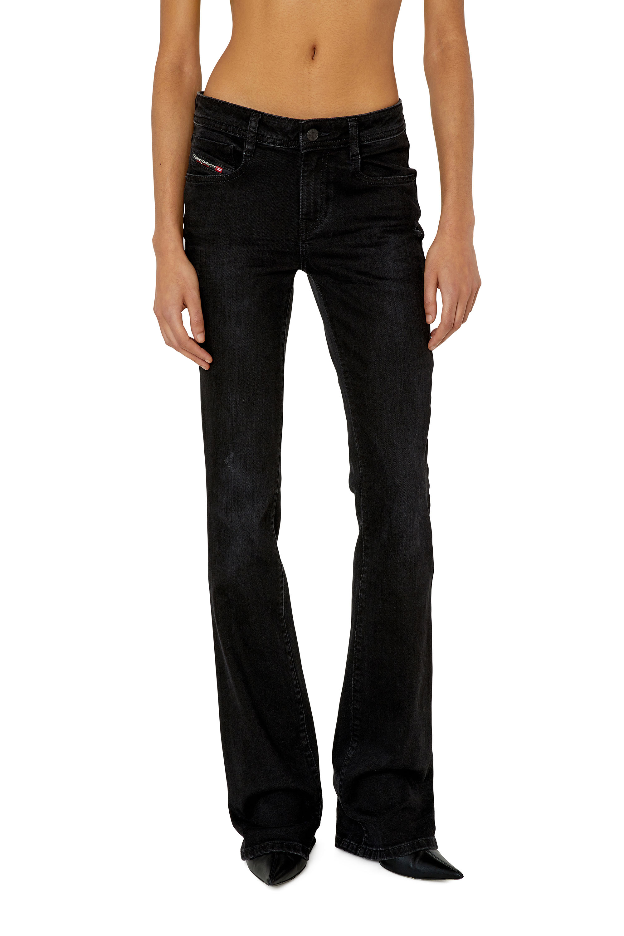 Diesel Bootcut And Flare Jeans In Nero