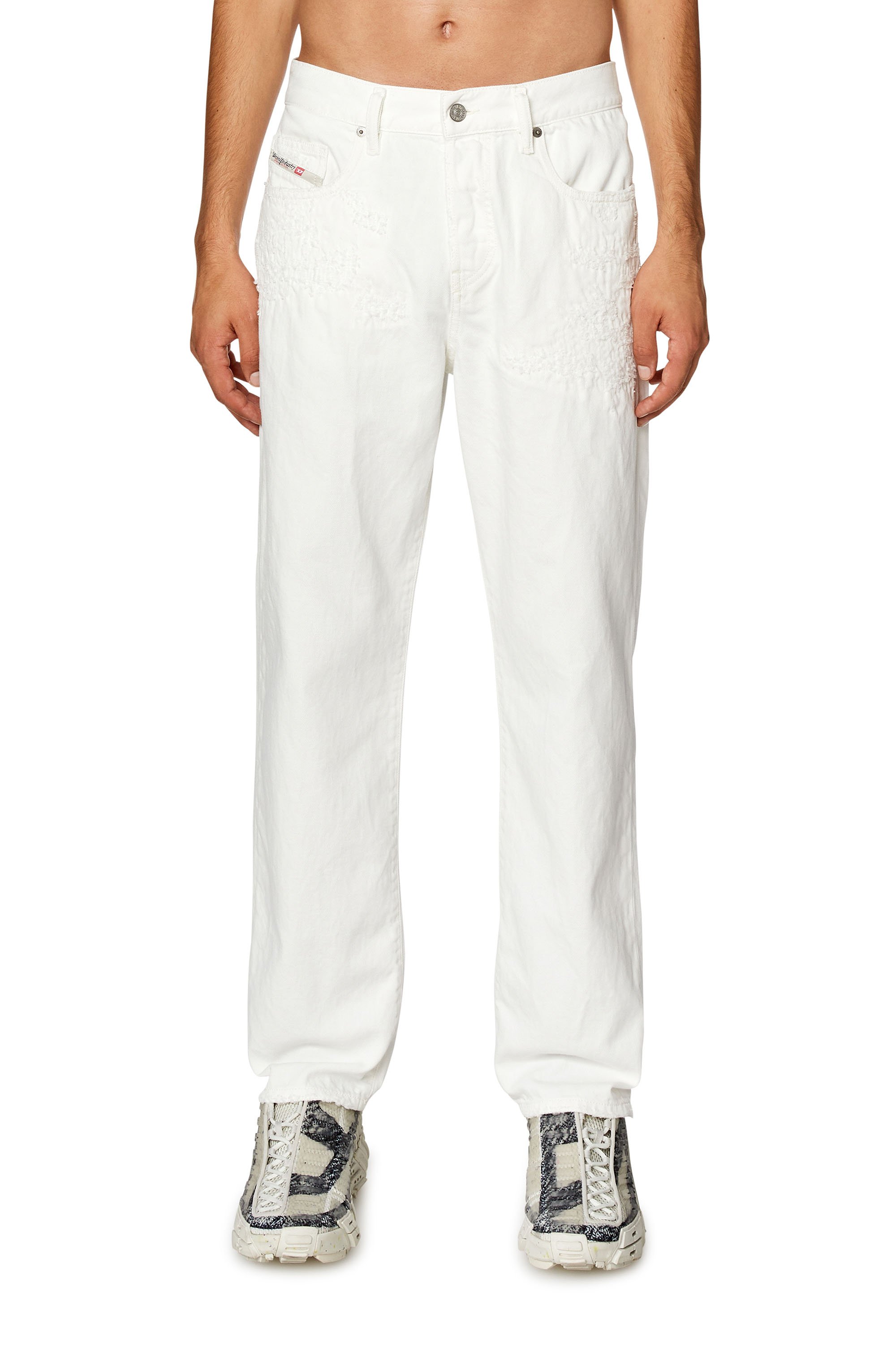 Diesel - Straight Jeans - 2020 D-Viker - Jeans - Man - White