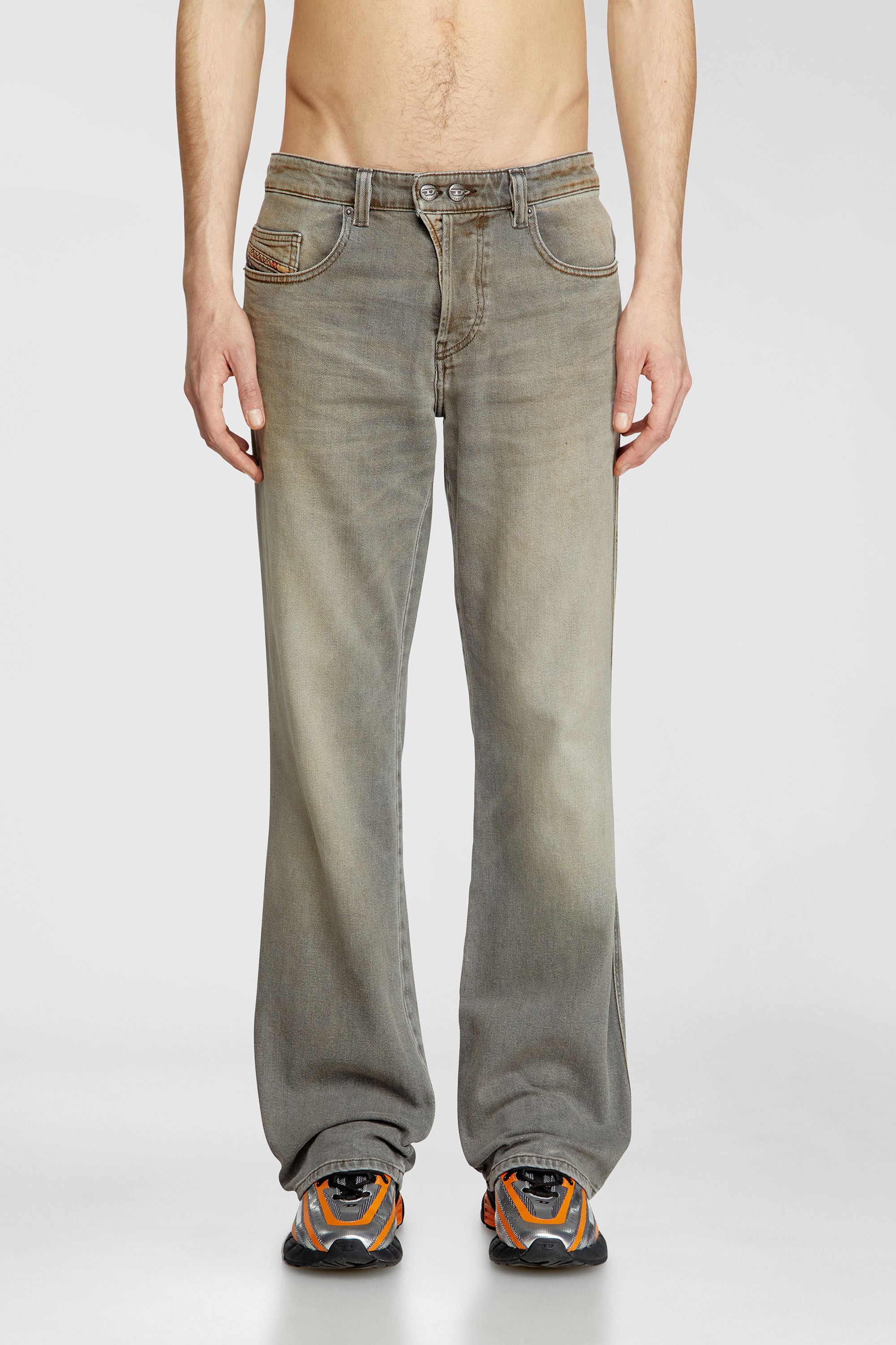 Diesel Bootcut Jeans Regular Waist 1998 D-Buck, colored, Button fly