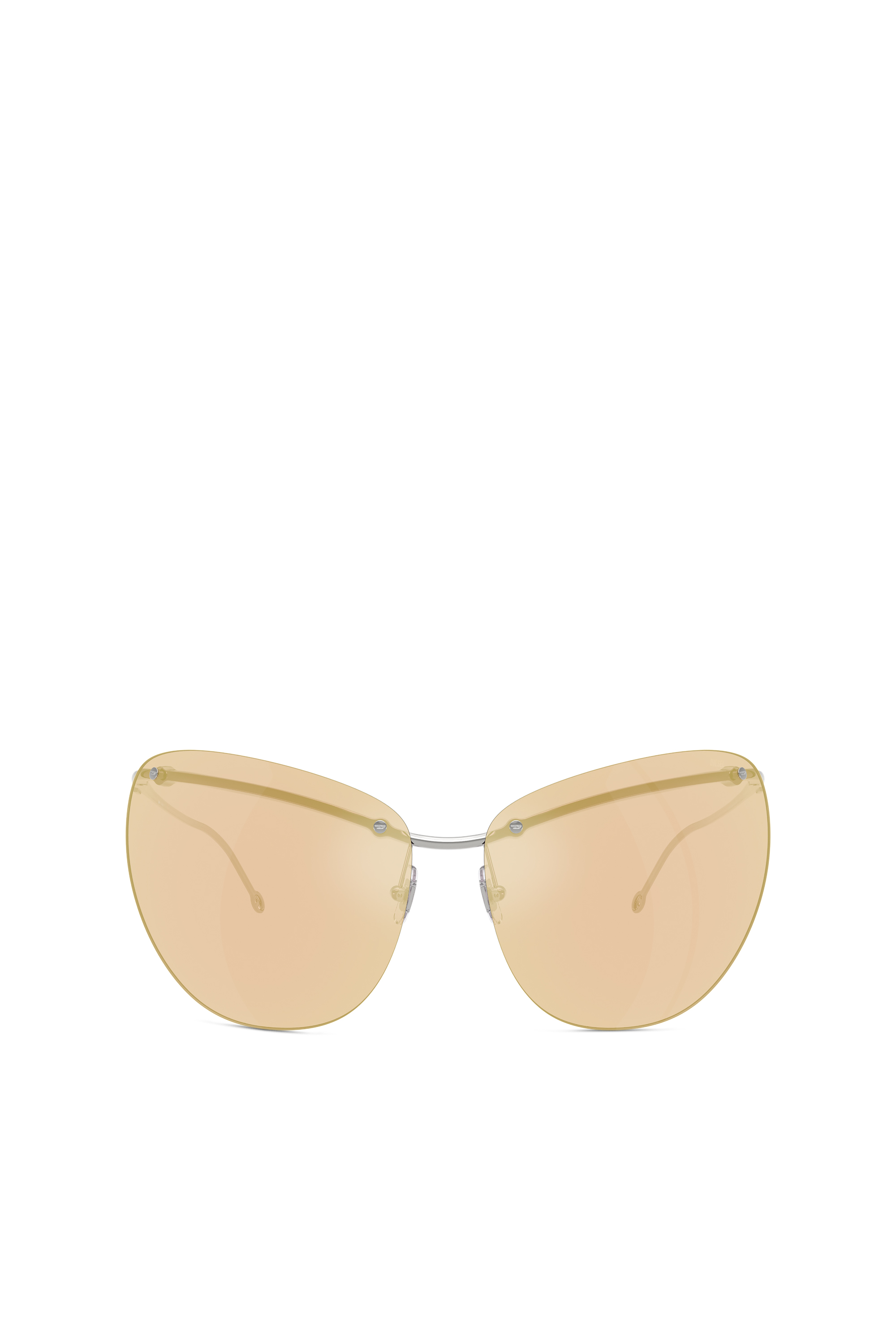 Diesel Unisex Brown - Wraparound Shape Sunglasses - Sunglasses Uni