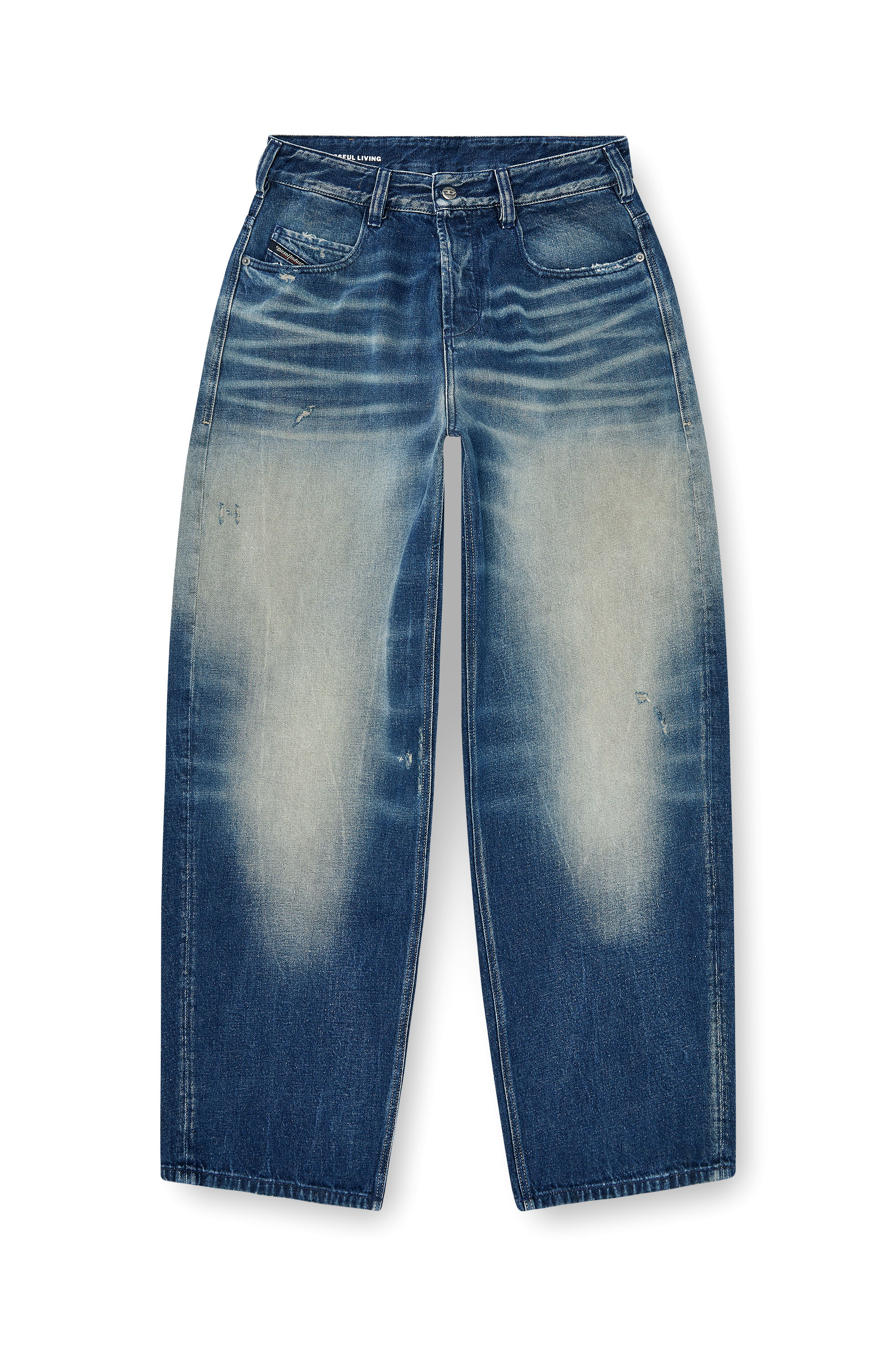Diesel - Unisex's Relaxed Jeans 1997 D-Enim-M 007DQ, Dark Blue - 8