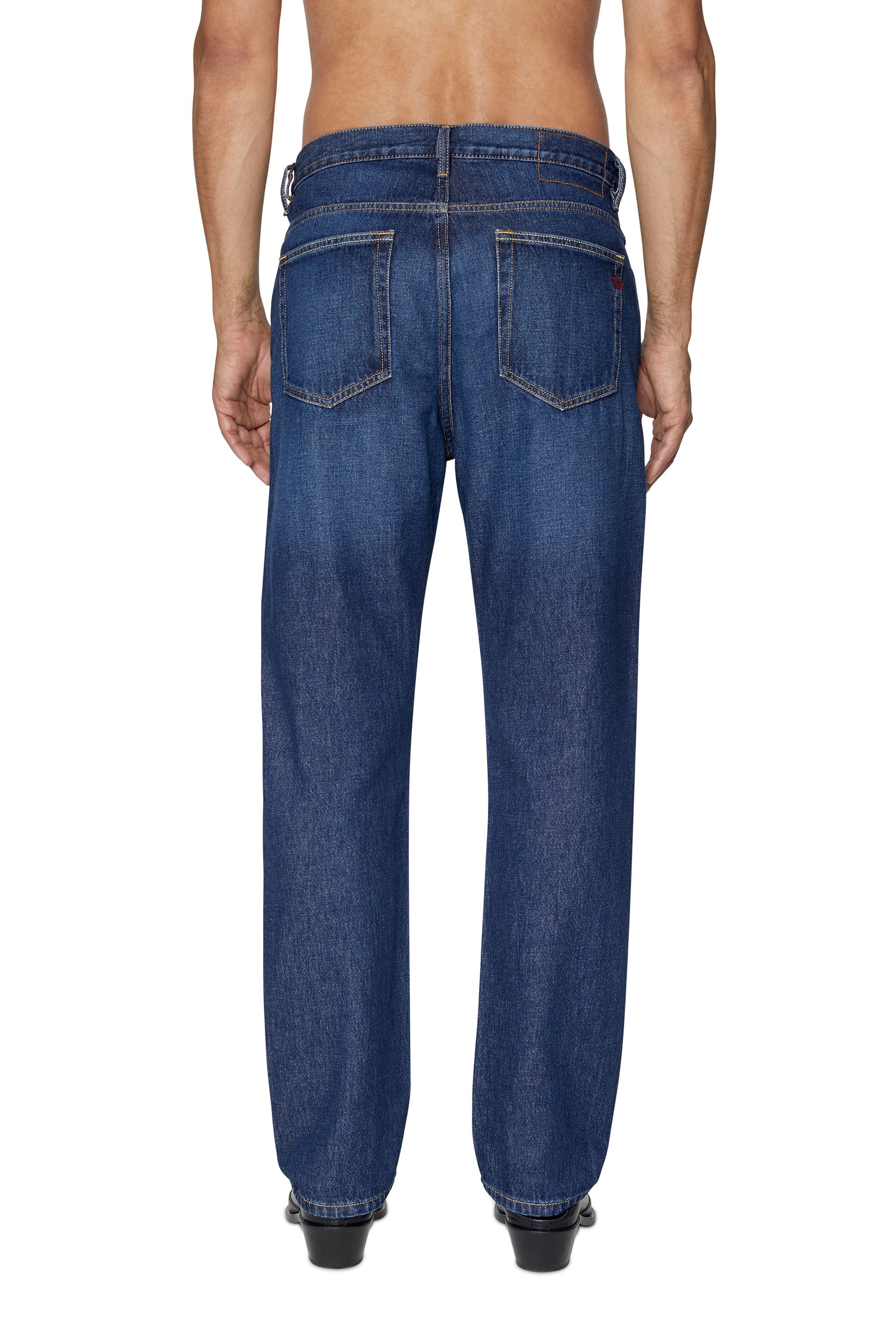 Men Light blue Straight Baggy Jeans: D-Rise 09E25 | Diesel