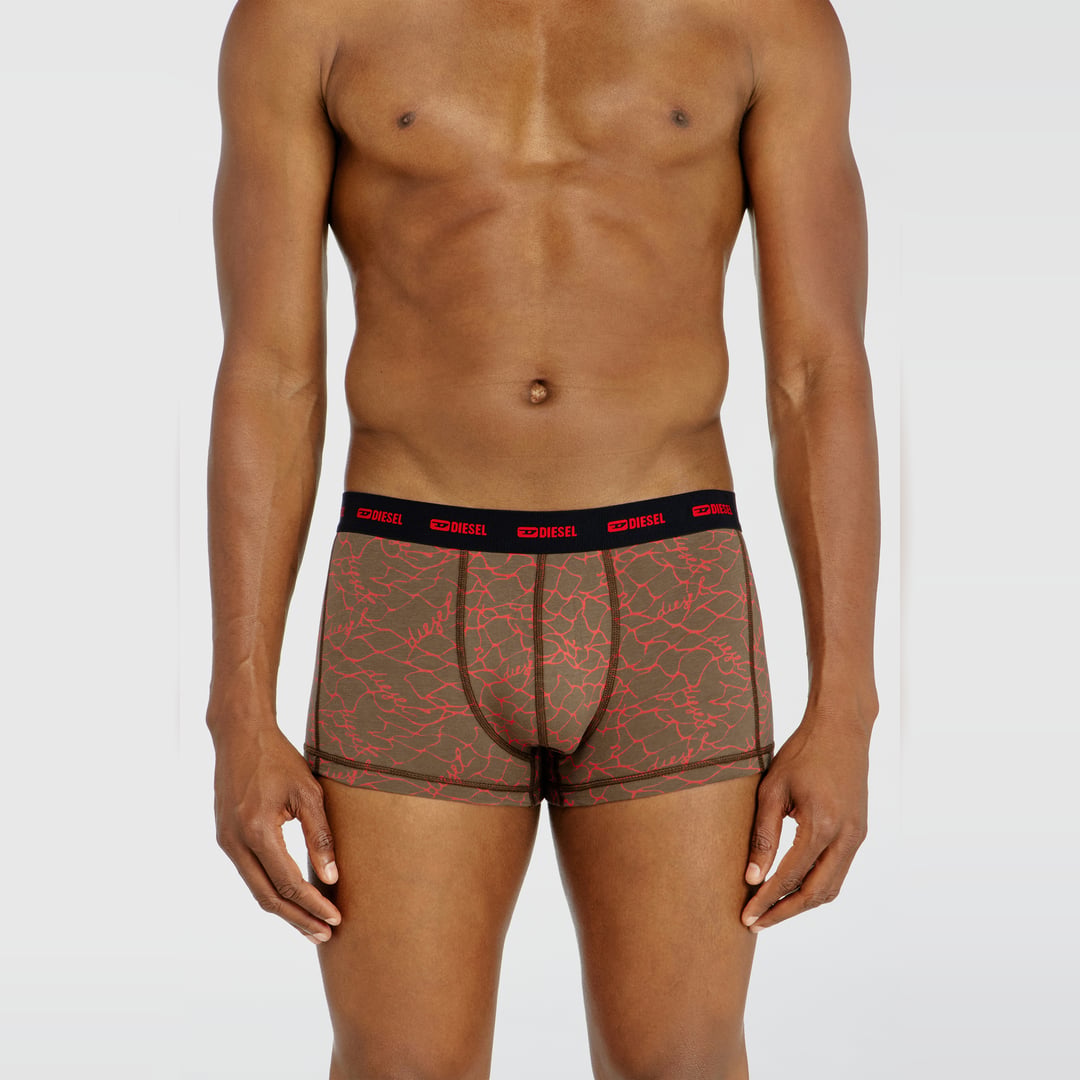 Diesel - Three-pack of trunks with graphic motif - Trunks - Man - Multicolor