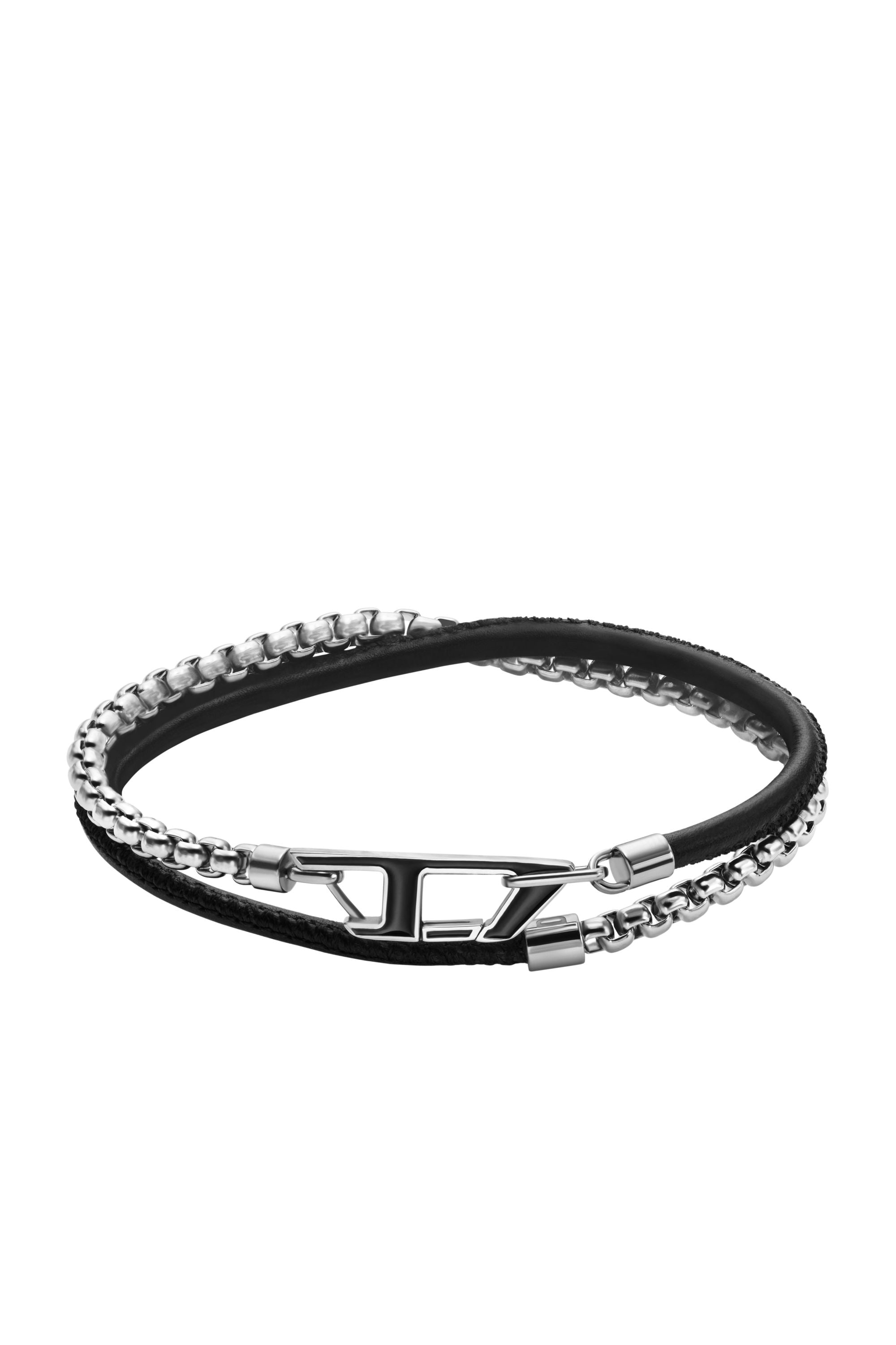 Diesel - Stainless steel chain bracelet - Bracelets - Unisex - Silver