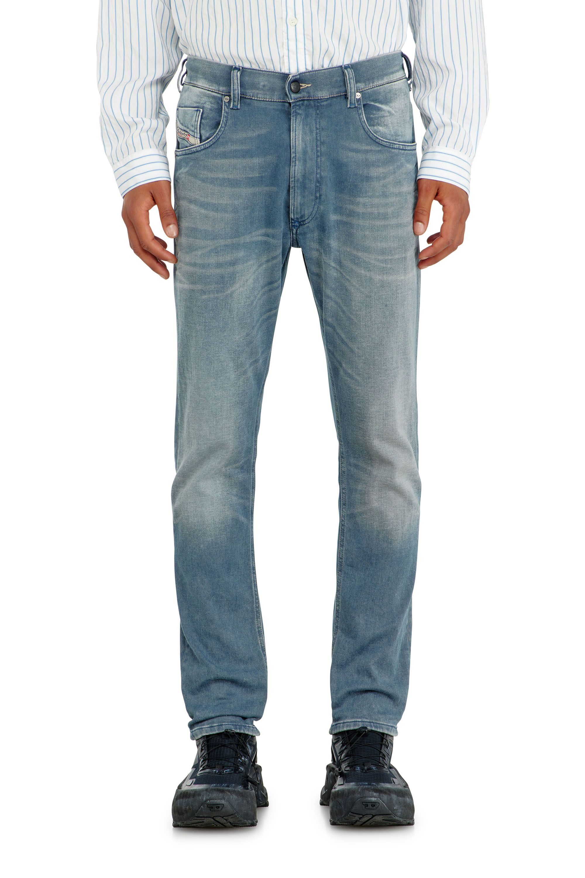 Diesel Herren D-Krooley-BW Joggjeans 36 Blau Baumwolle Elasthan