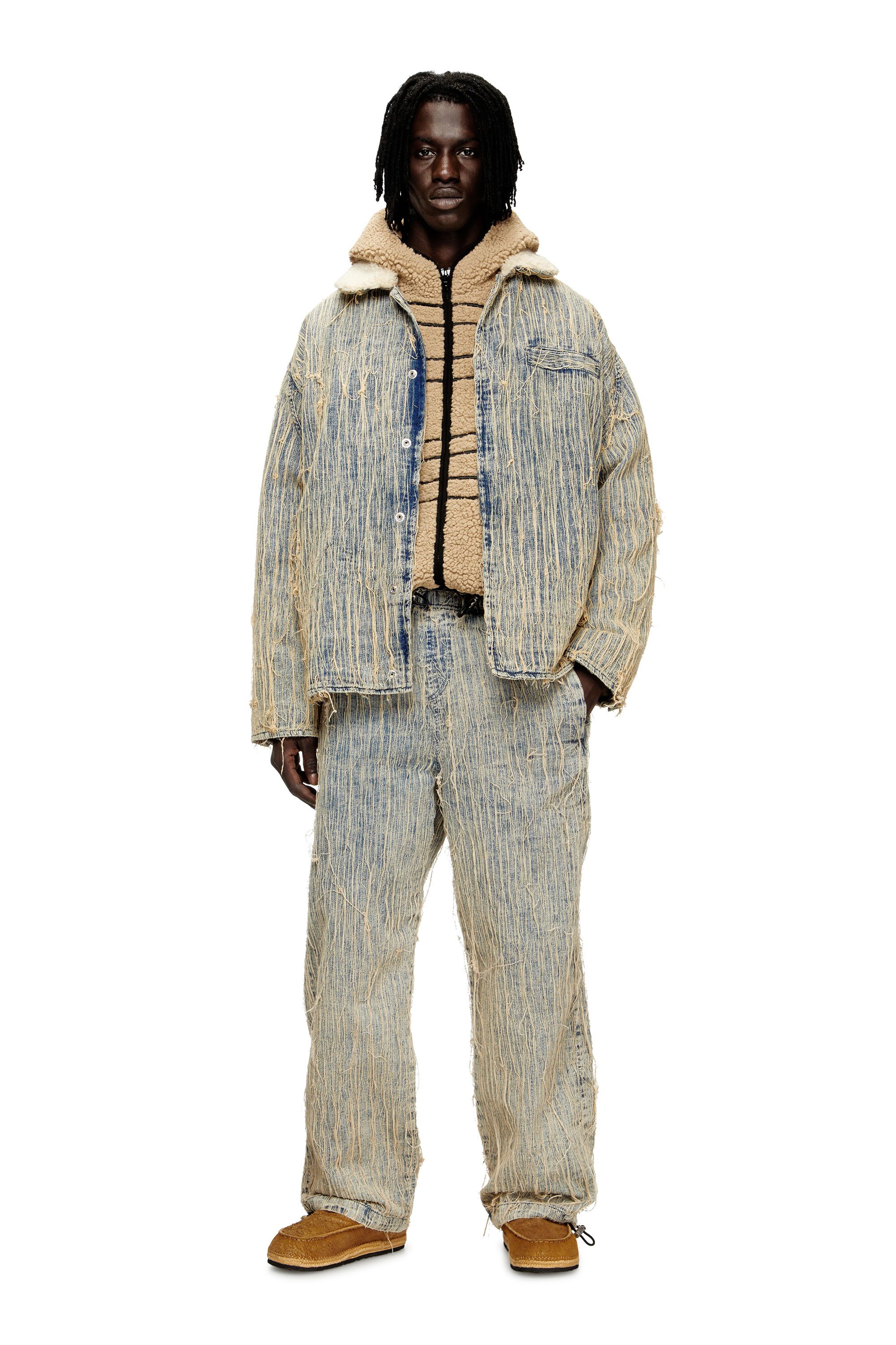 Diesel - Unisex's Relaxed Jeans D-Martial 0CMBZ, Medium blue - 3