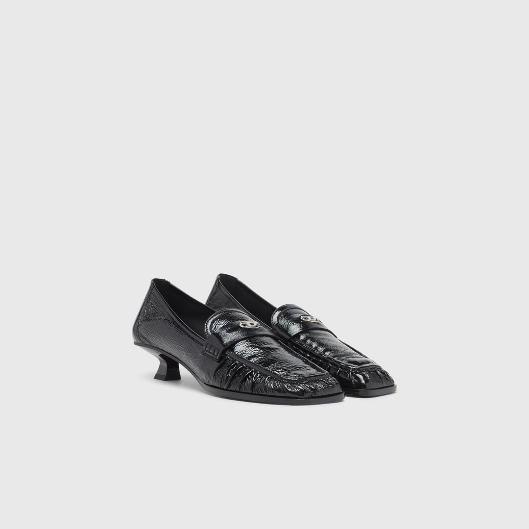Diesel - D-Amber-Penny loafers in naplak leather - Moccasins and Mules - Woman - Black