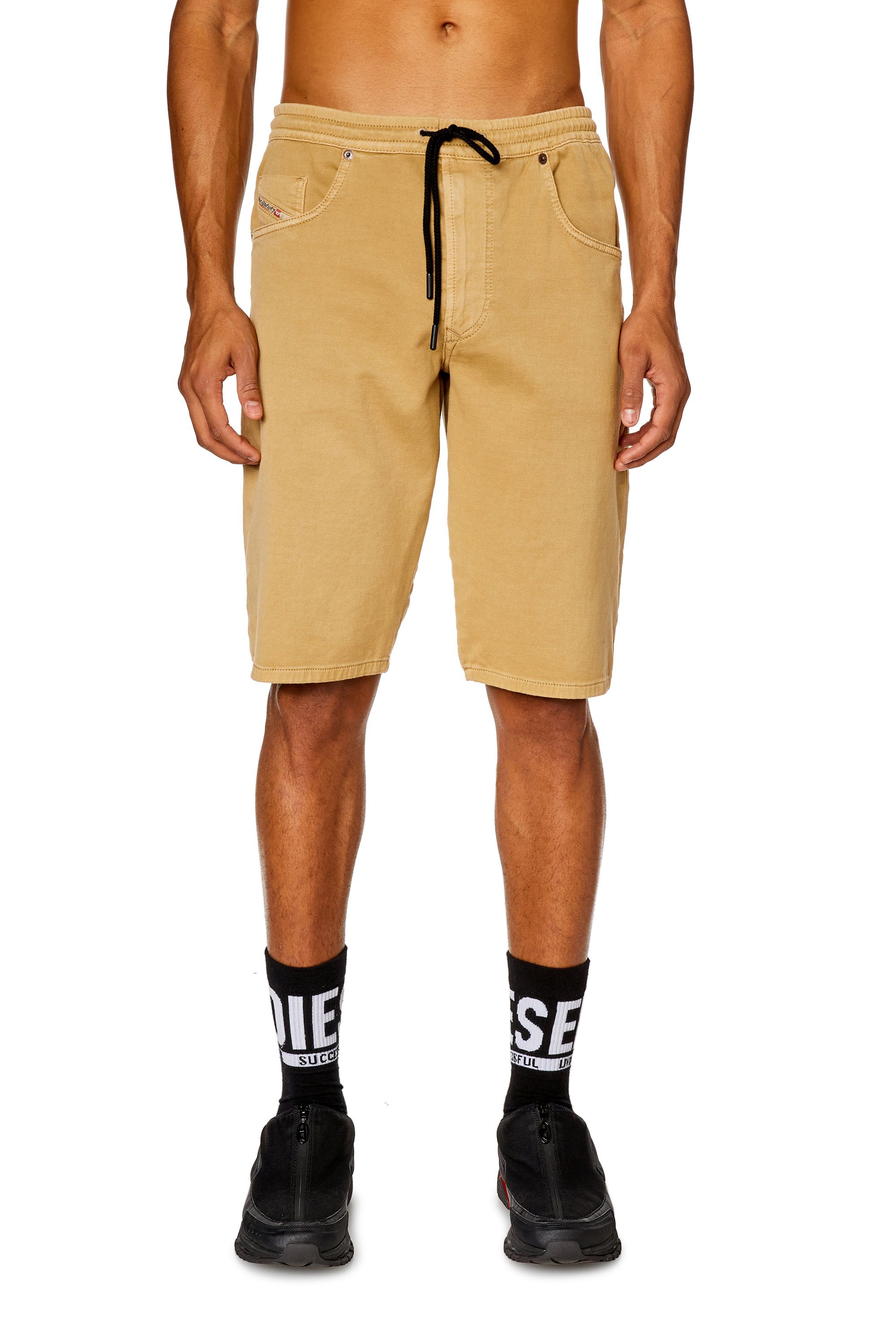 Diesel Chino Shorts In Jogg Jeans In Brown