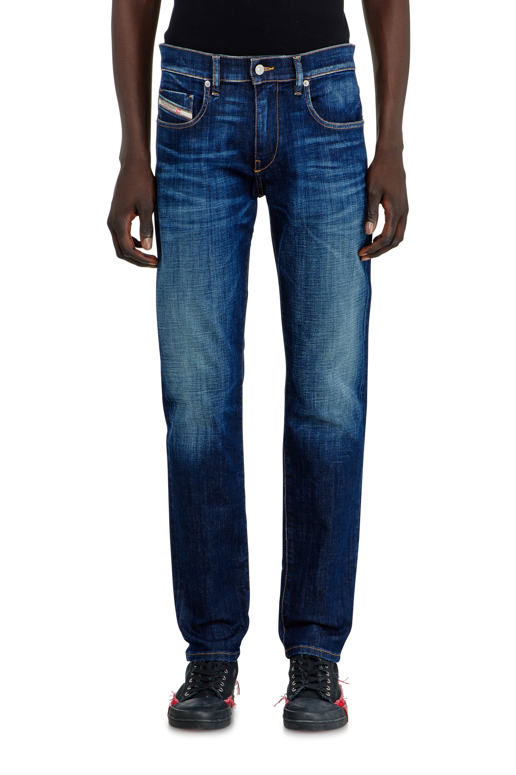 Diesel Miesten Sininen Slim Jeans Regular Waist 2019 D-Strukt, Zip Fly Koko 30