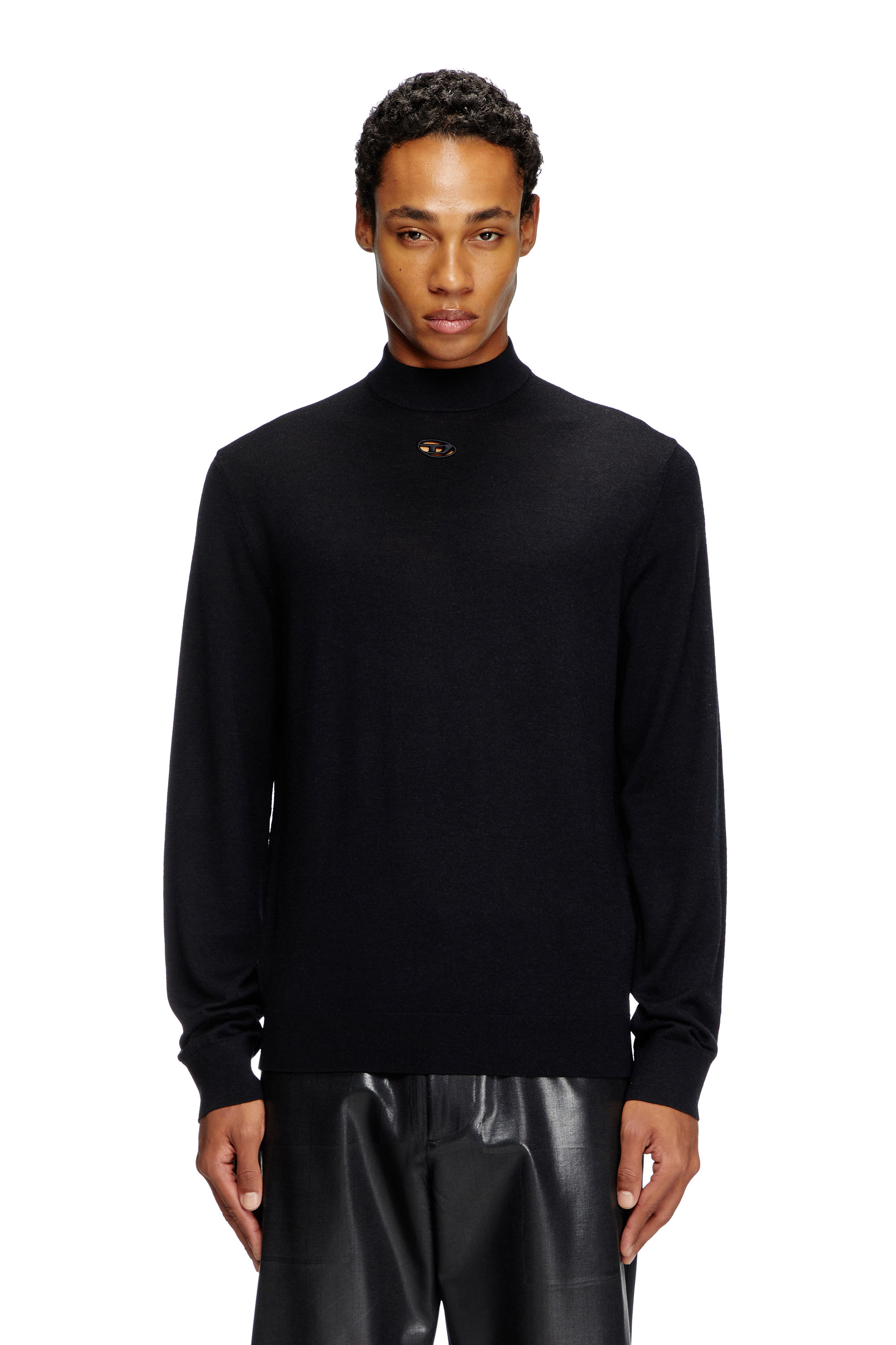 Diesel - Wool turtleneck jumper - Knitwear - Man - Black