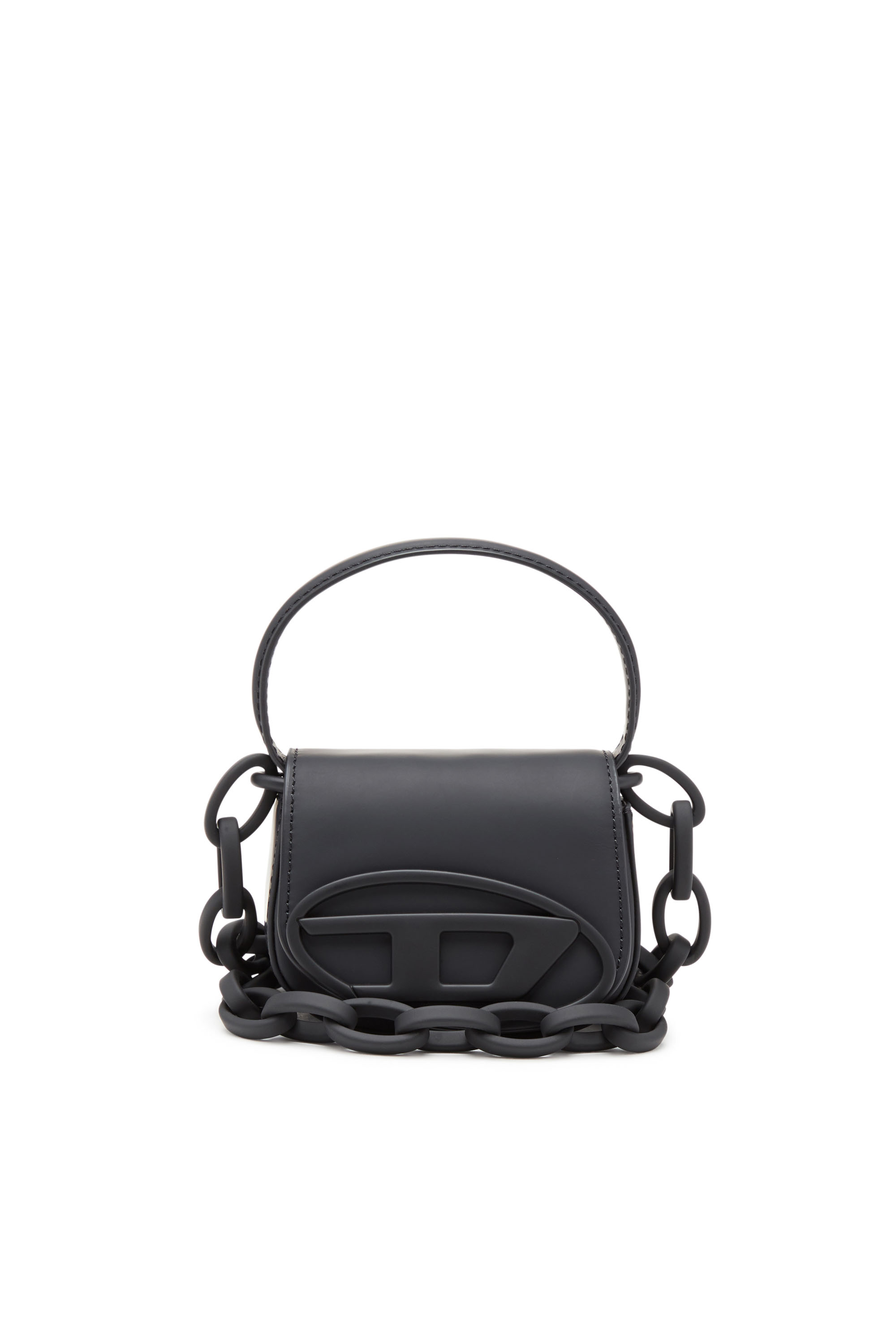 Diesel - 1DR Xs - Iconic mini bag in matte leather - Crossbody Bags - Woman - Black