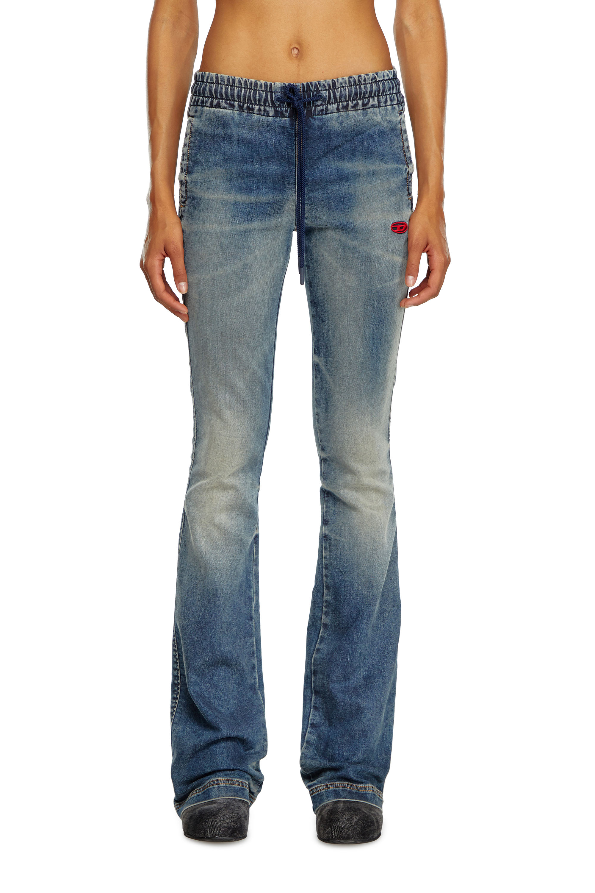 Shop Diesel Bootcut E Flare 2069 D-ebbey Joggjeans In Blue