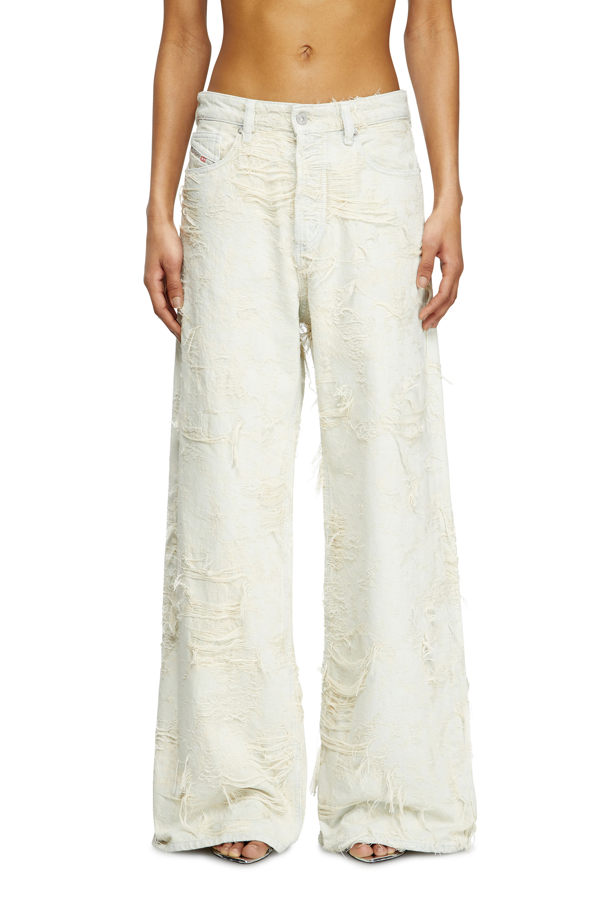 Diesel Relaxed Jeans In White