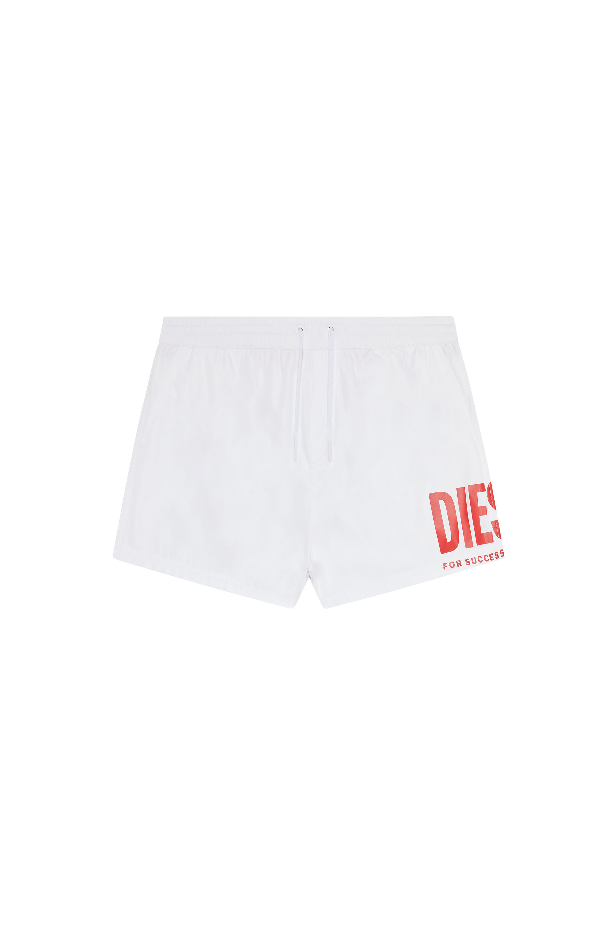 Diesel - Swim shorts with maxi logo print - Swim shorts - Man - White