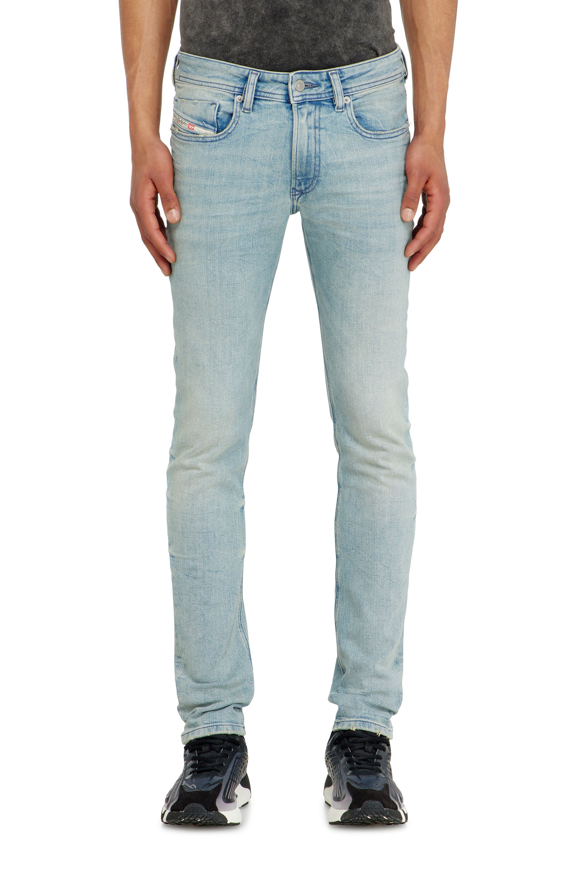 Diesel Skinny Jeans Low Waist 1979 Sleenker, Light blue, Zip fly